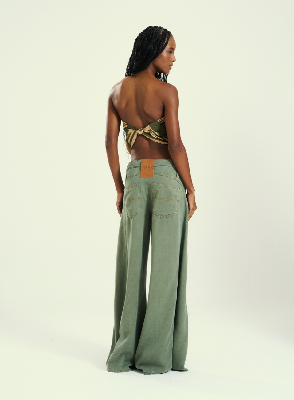 CALÇA SARJA BASIC COMFORT 36 VERDE CAPER