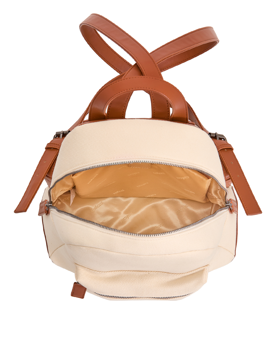 MOCHILA COLCCI FEM WAVE U CARAMELO