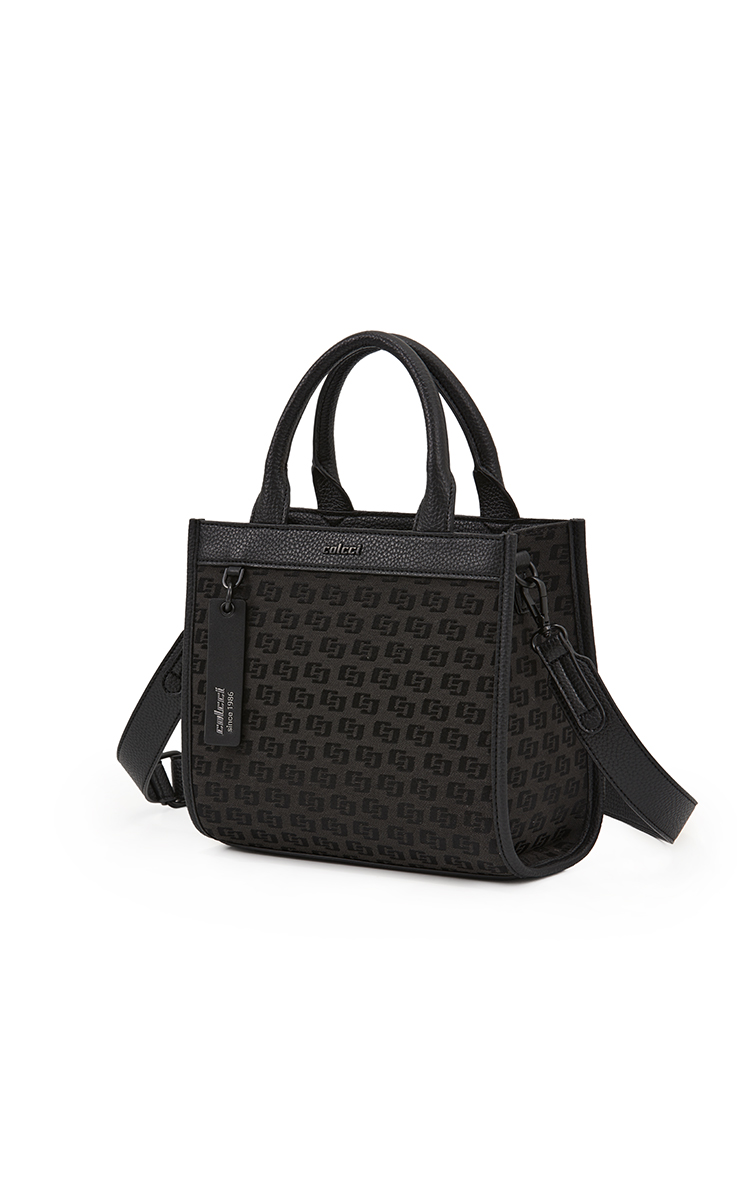 BOLSA COLCCI FEM TOTE JACQUARD U CARAMELO