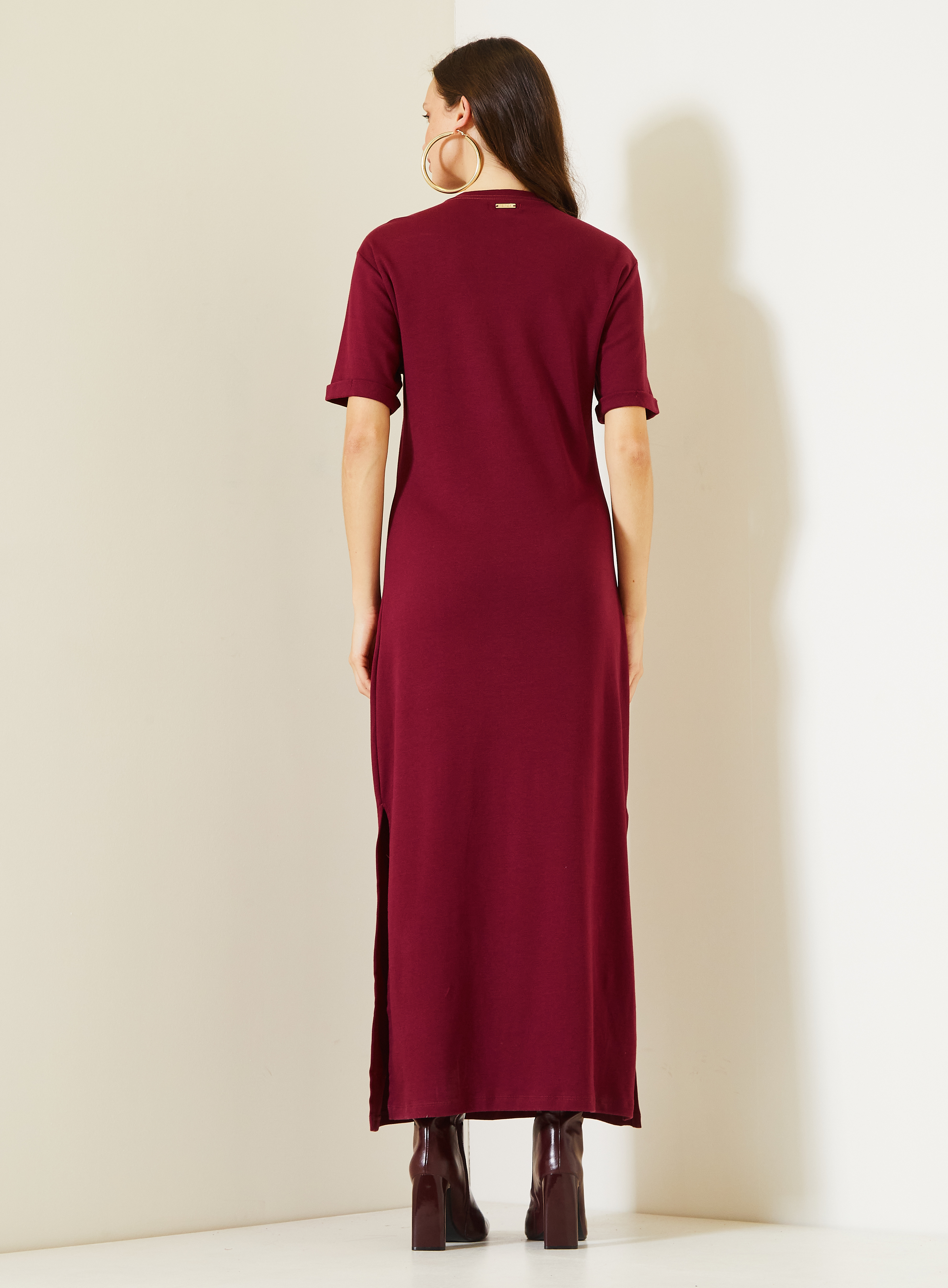 VESTIDO BORDADO M PRETO