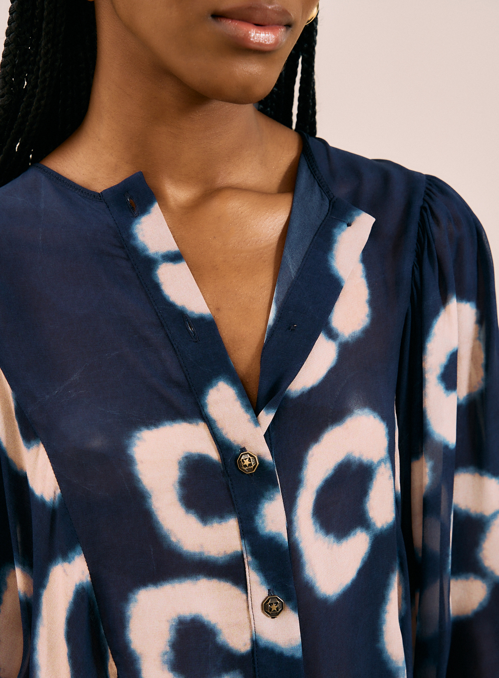 CAMISA ESTAMPADA G ABSTRA.LEOPARD