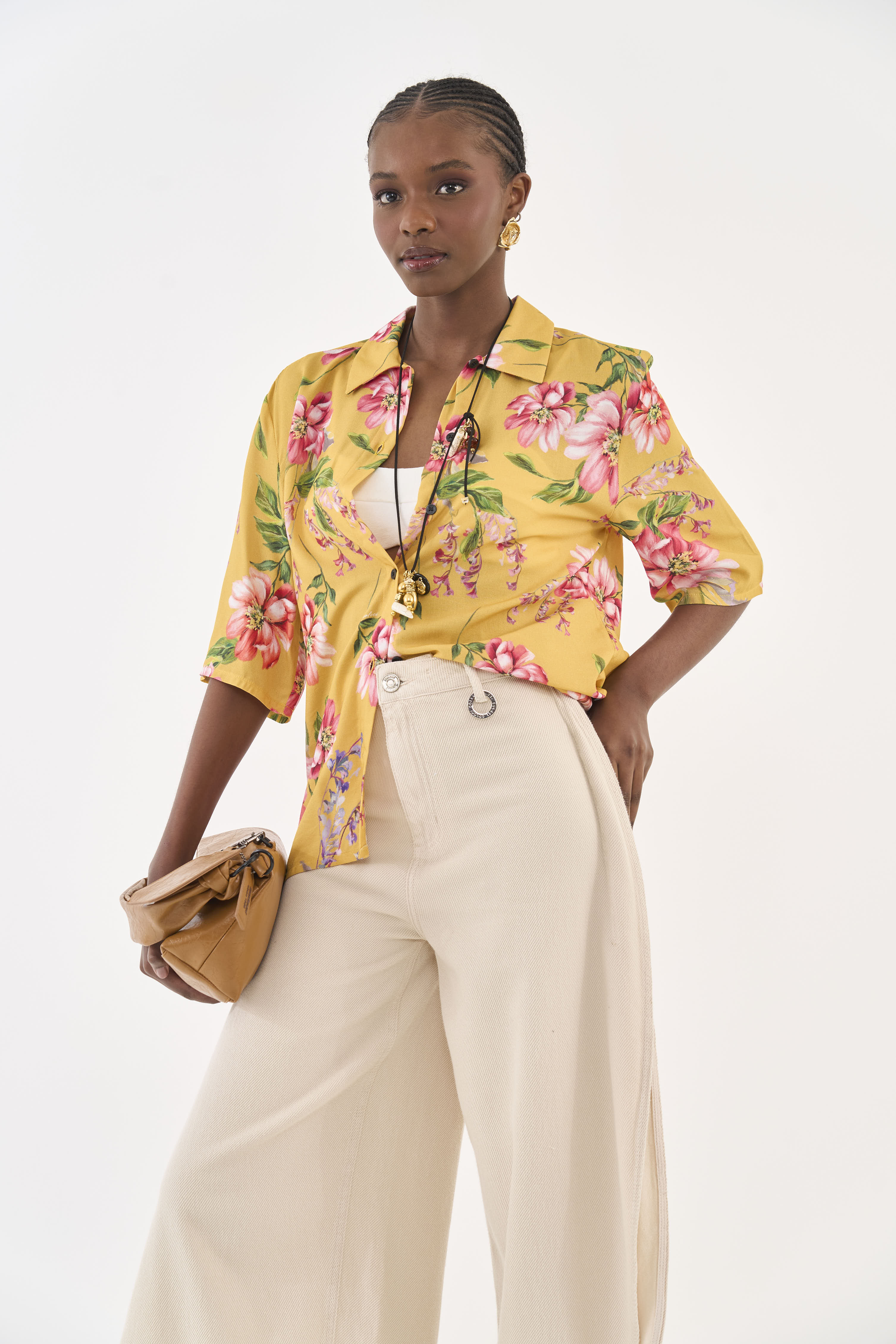 CAMISA ESTAMPADA PP DOCE BOTANICA