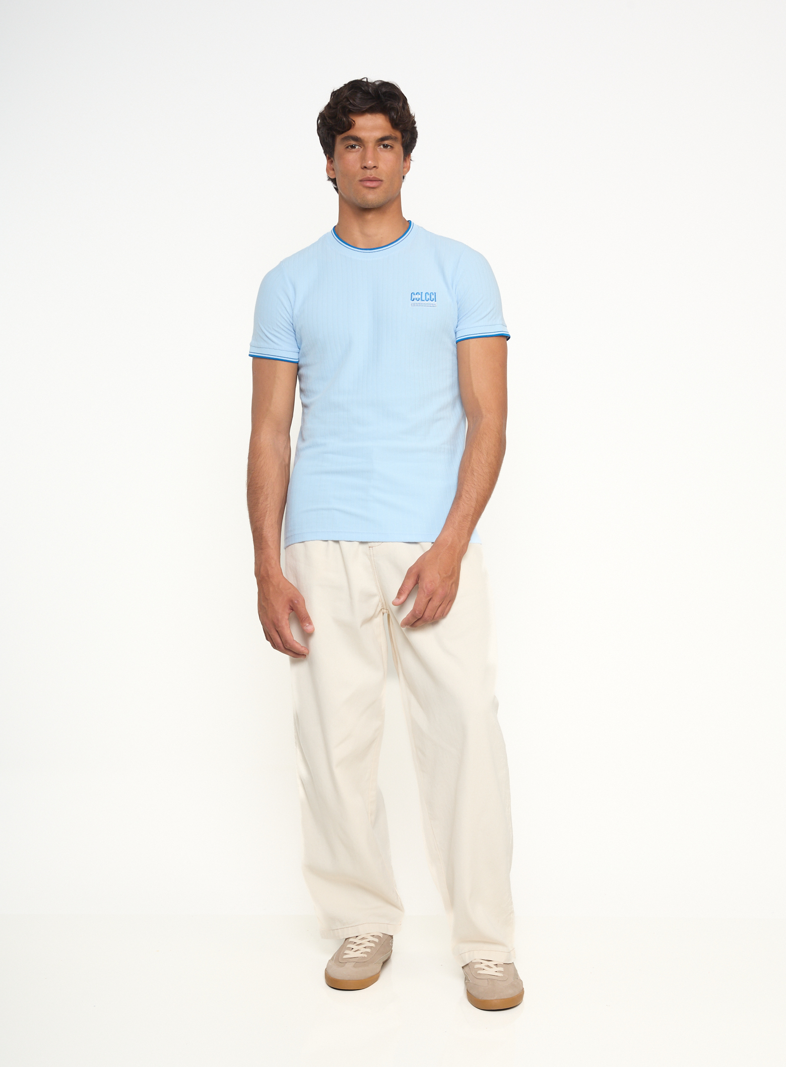 CAMISETA COLCCI G AZUL ELÚREO