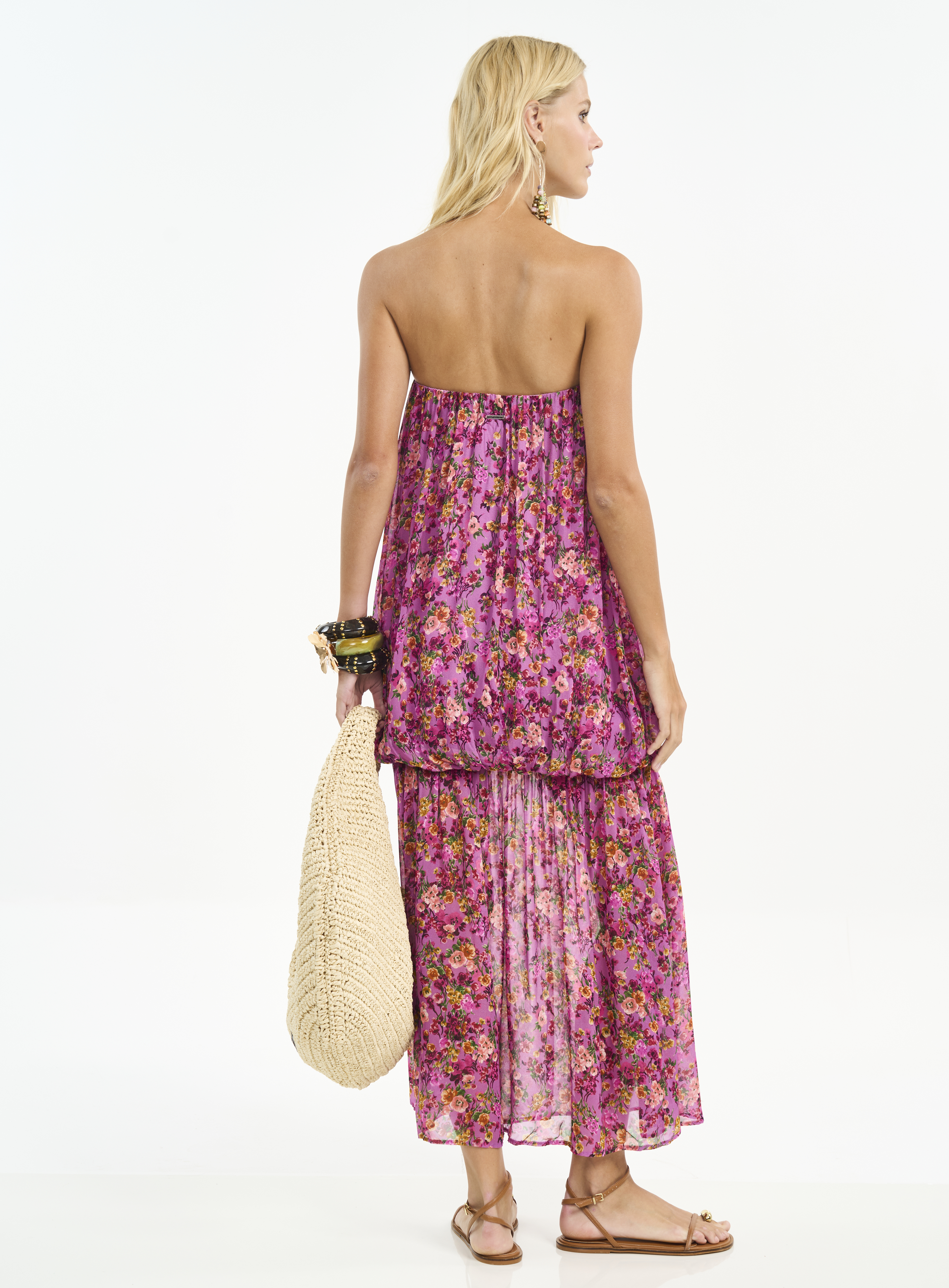 VESTIDO ESTAMPADO P ORVALHO VIOLETA