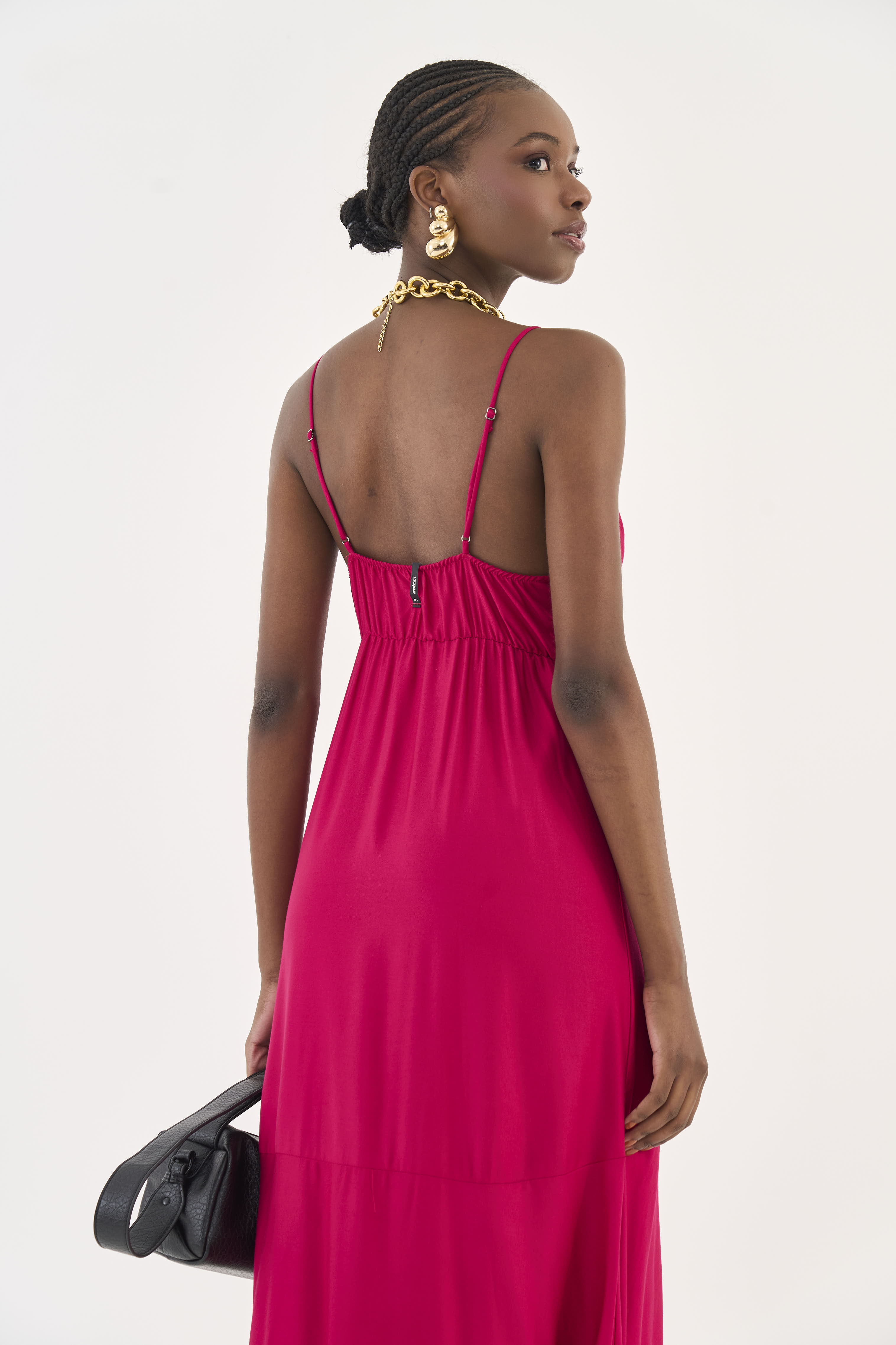 VESTIDO COLCCI G ROSA TIMELESS