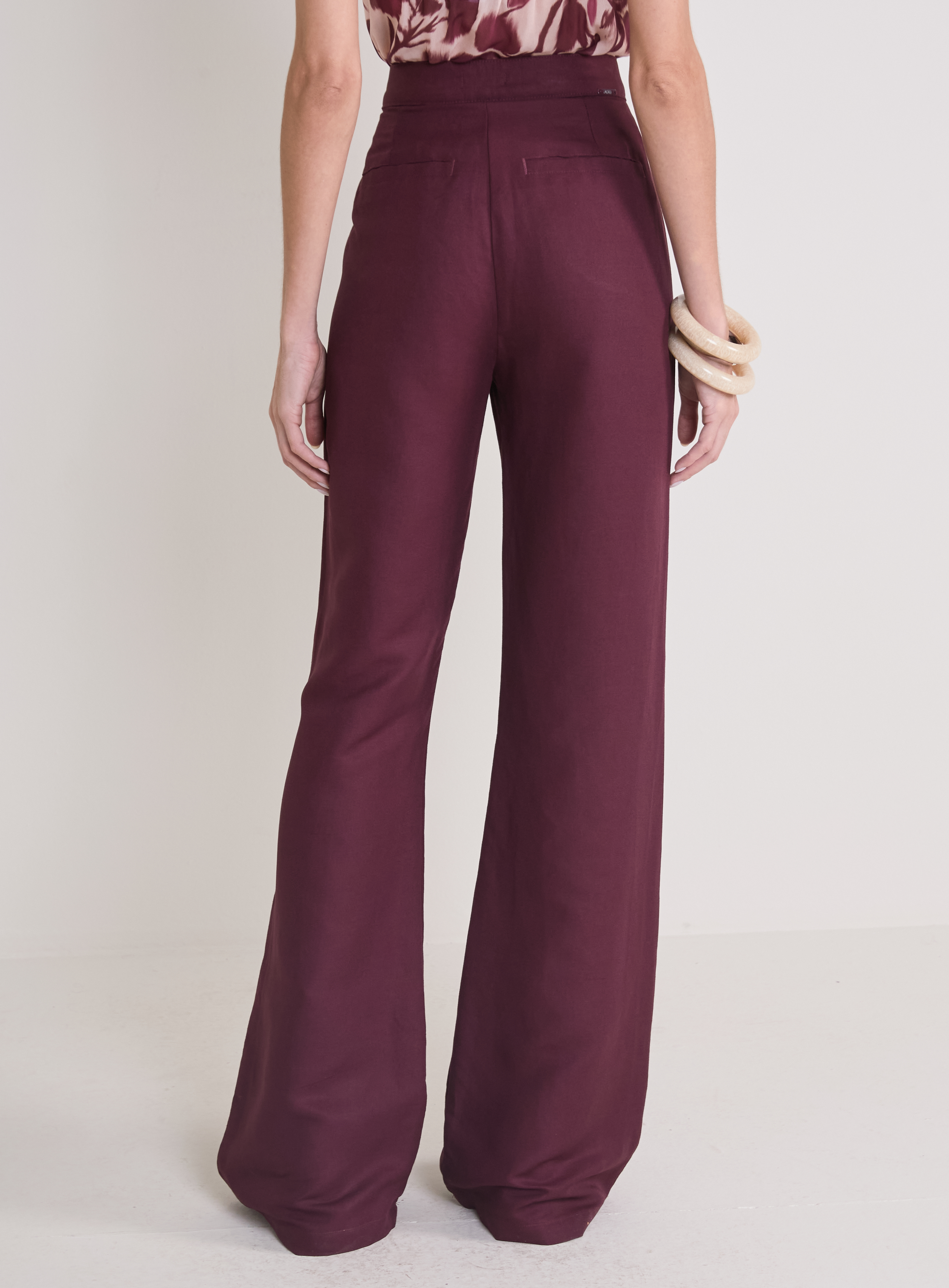CALÇA LINHO P BORDO DATE