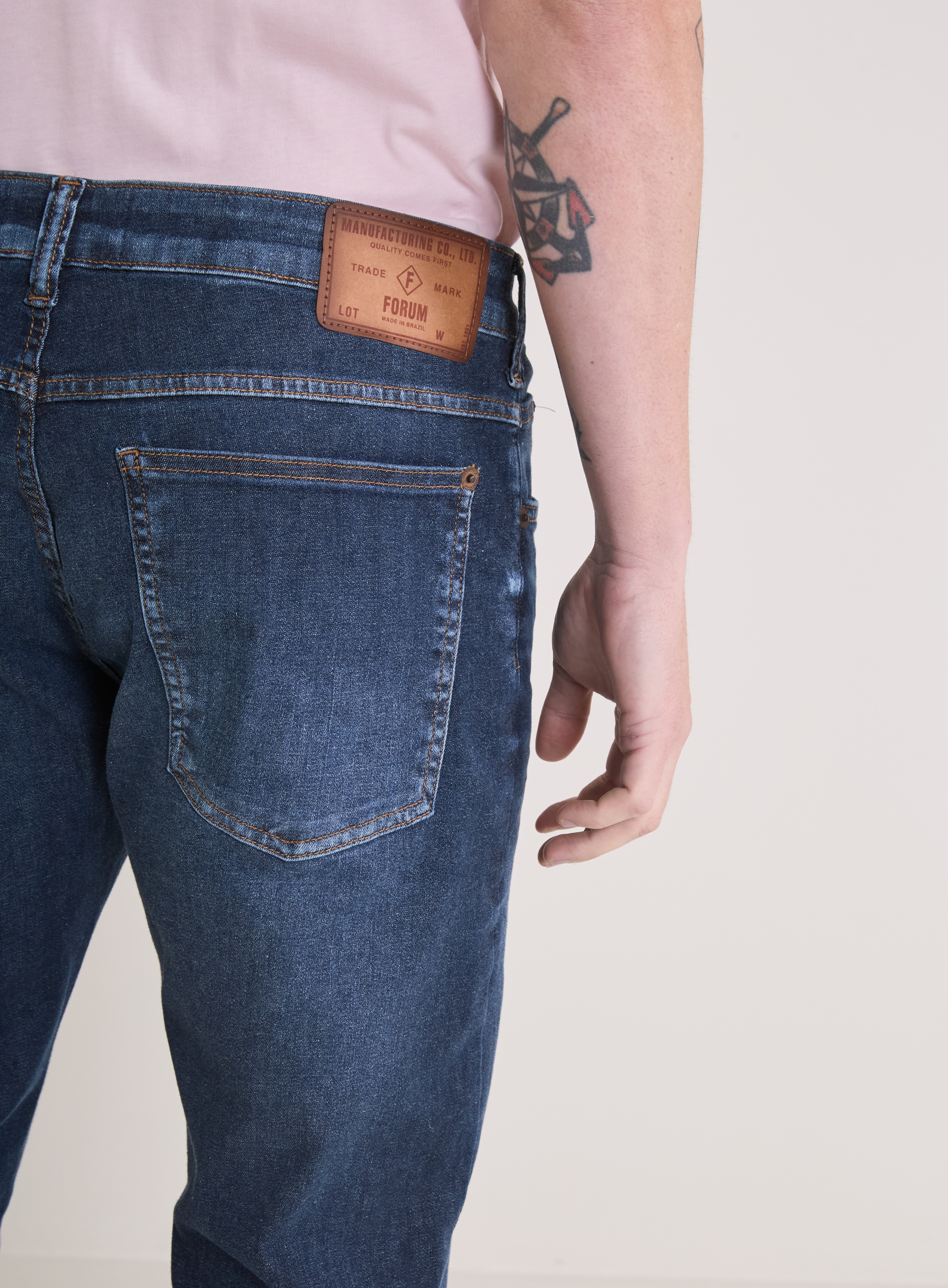 CALÇA JEANS PAUL SLIM 40 INDIGO
