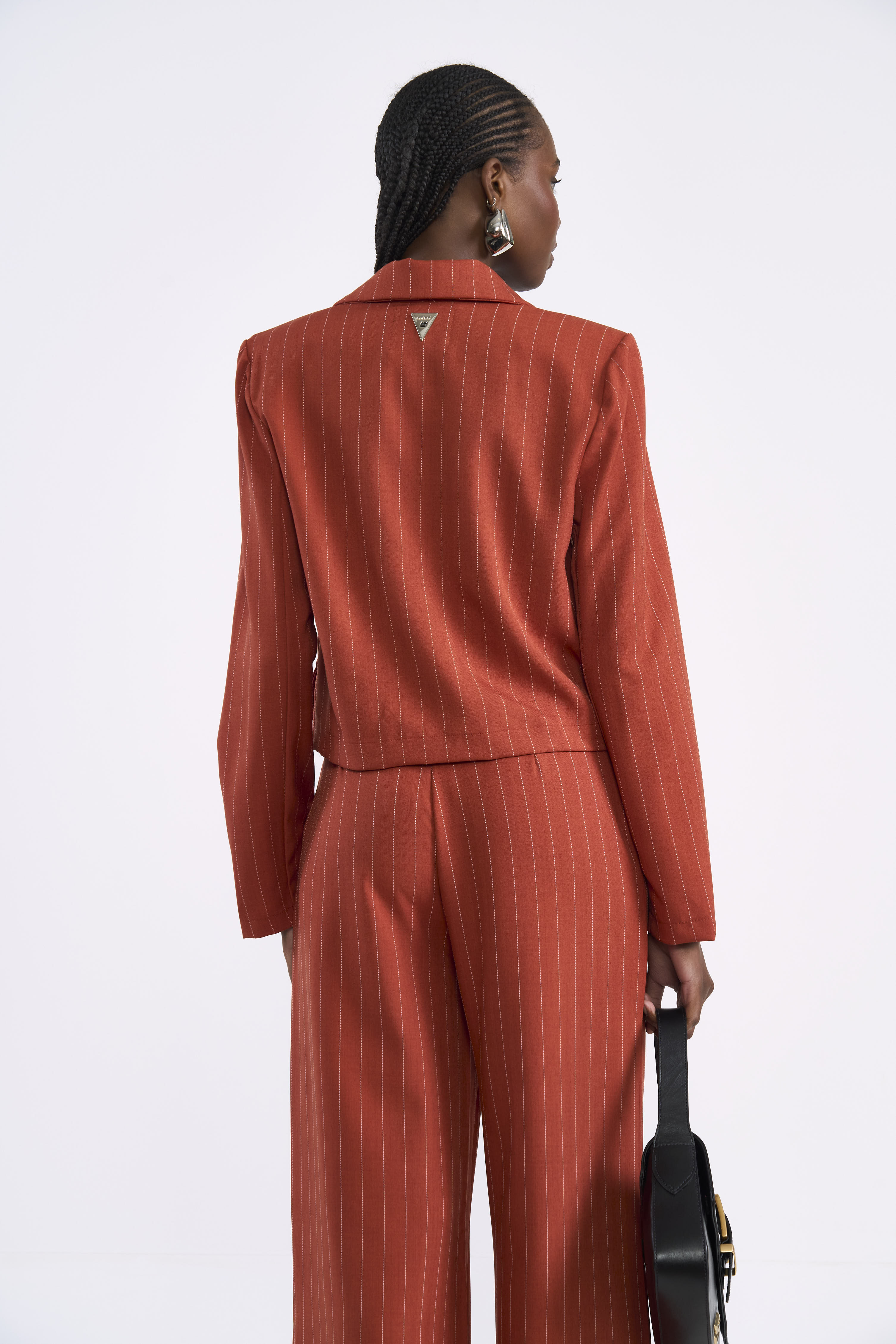 BLAZER COLCCI M MARROM/BEGE