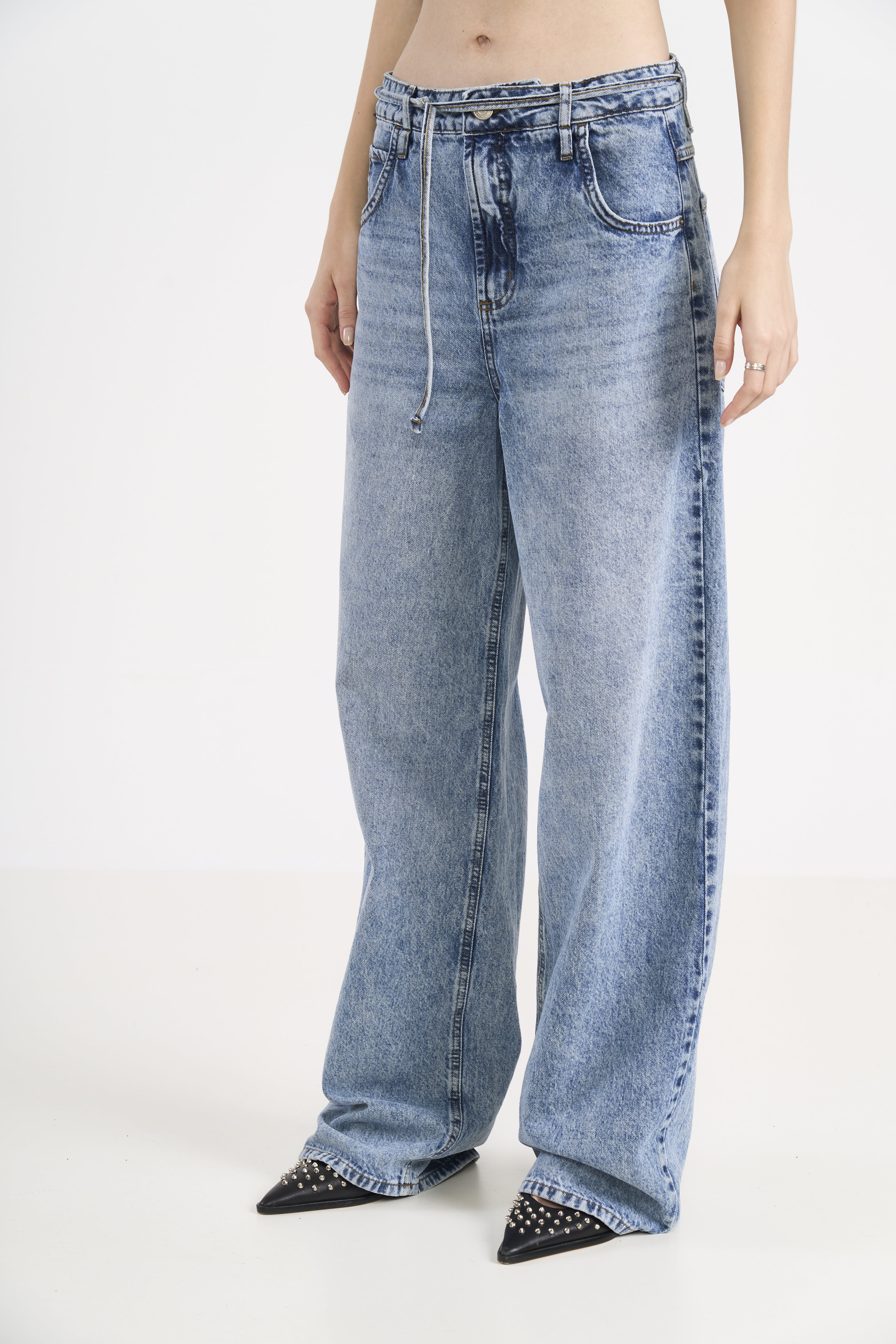 CALÇA JEANS BRUNA LOW 42 INDIGO