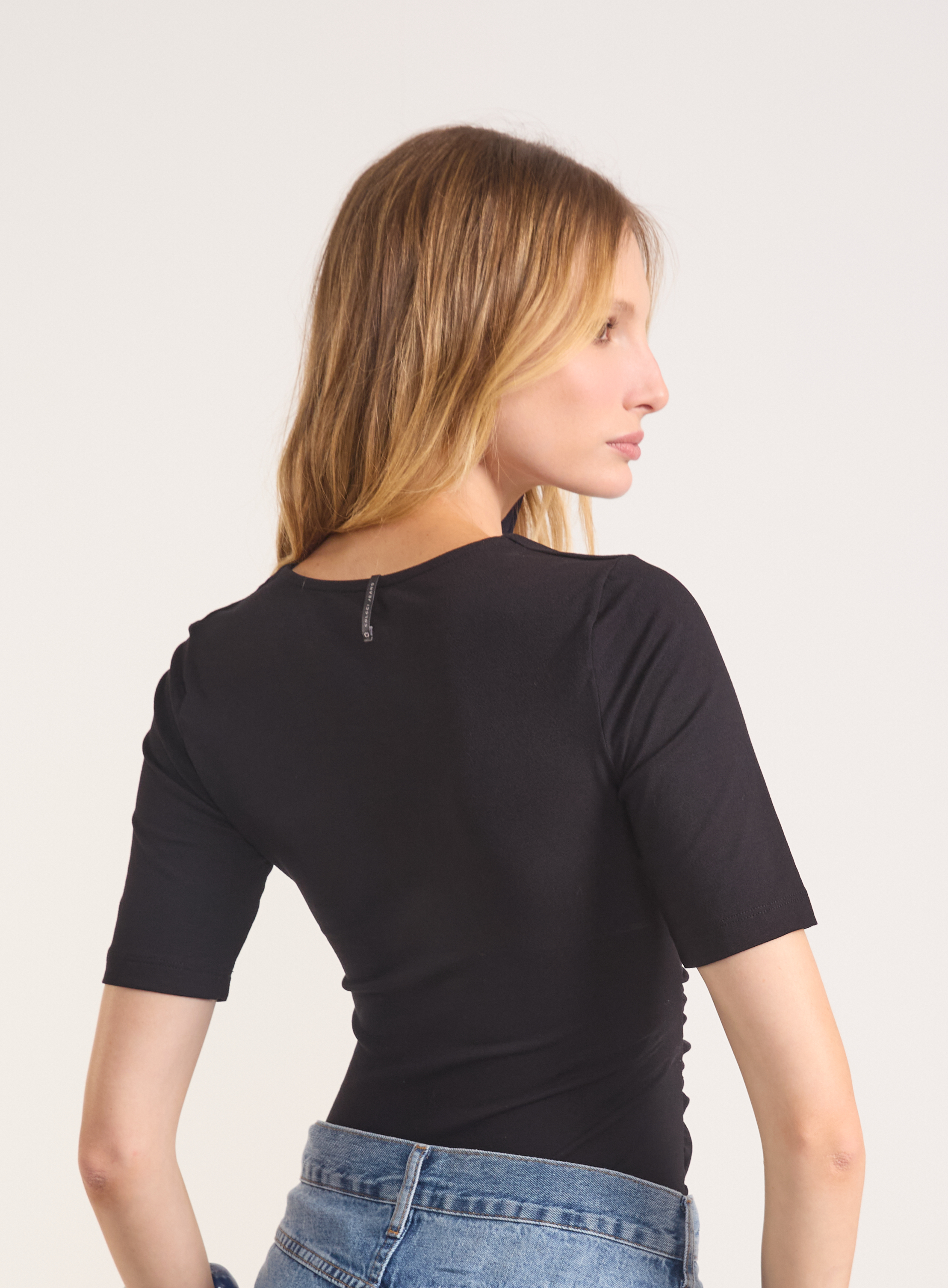BLUSA COLCCI JEANS M PRETO
