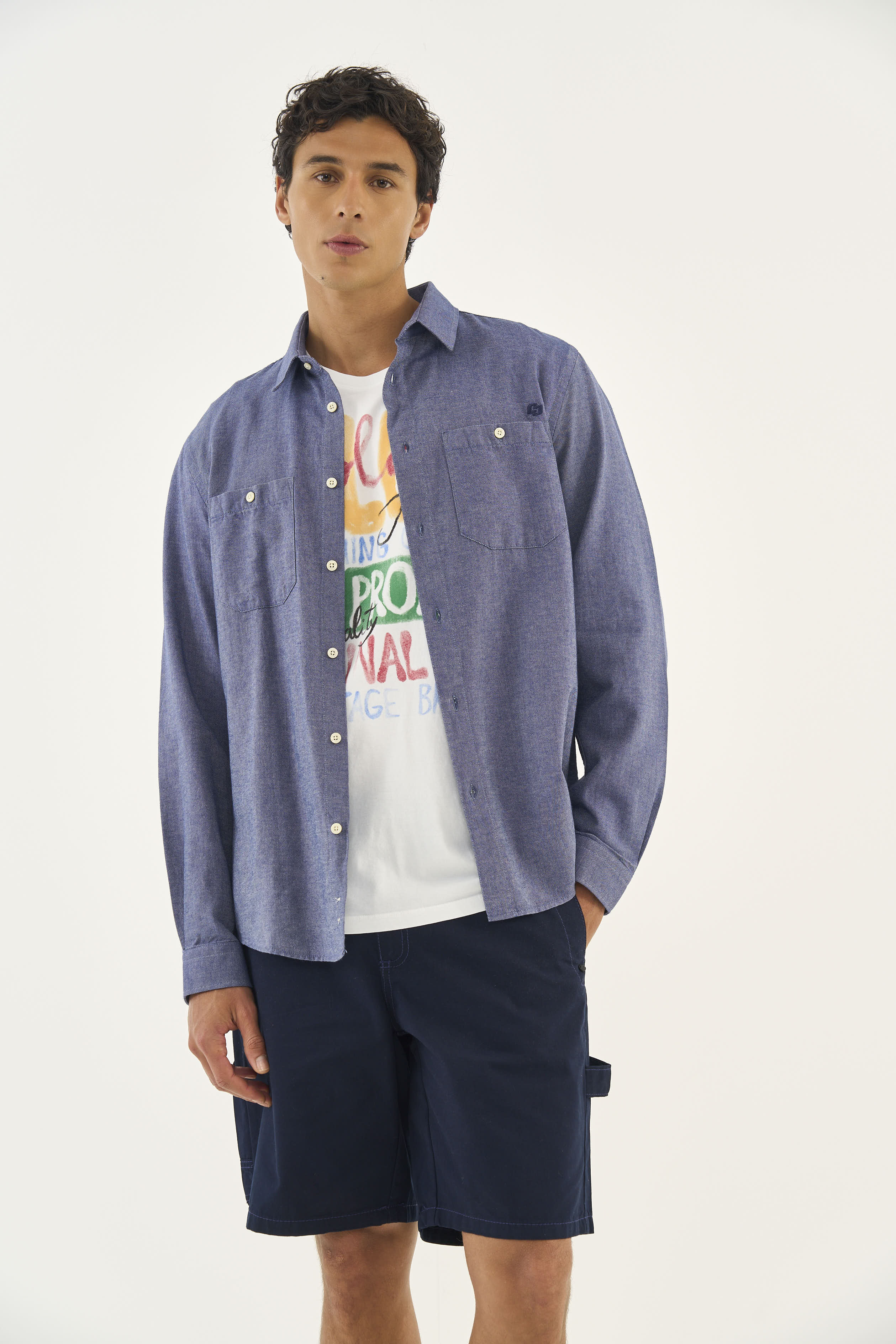 CAMISA RELAX 2 M AZUL DARKNESS