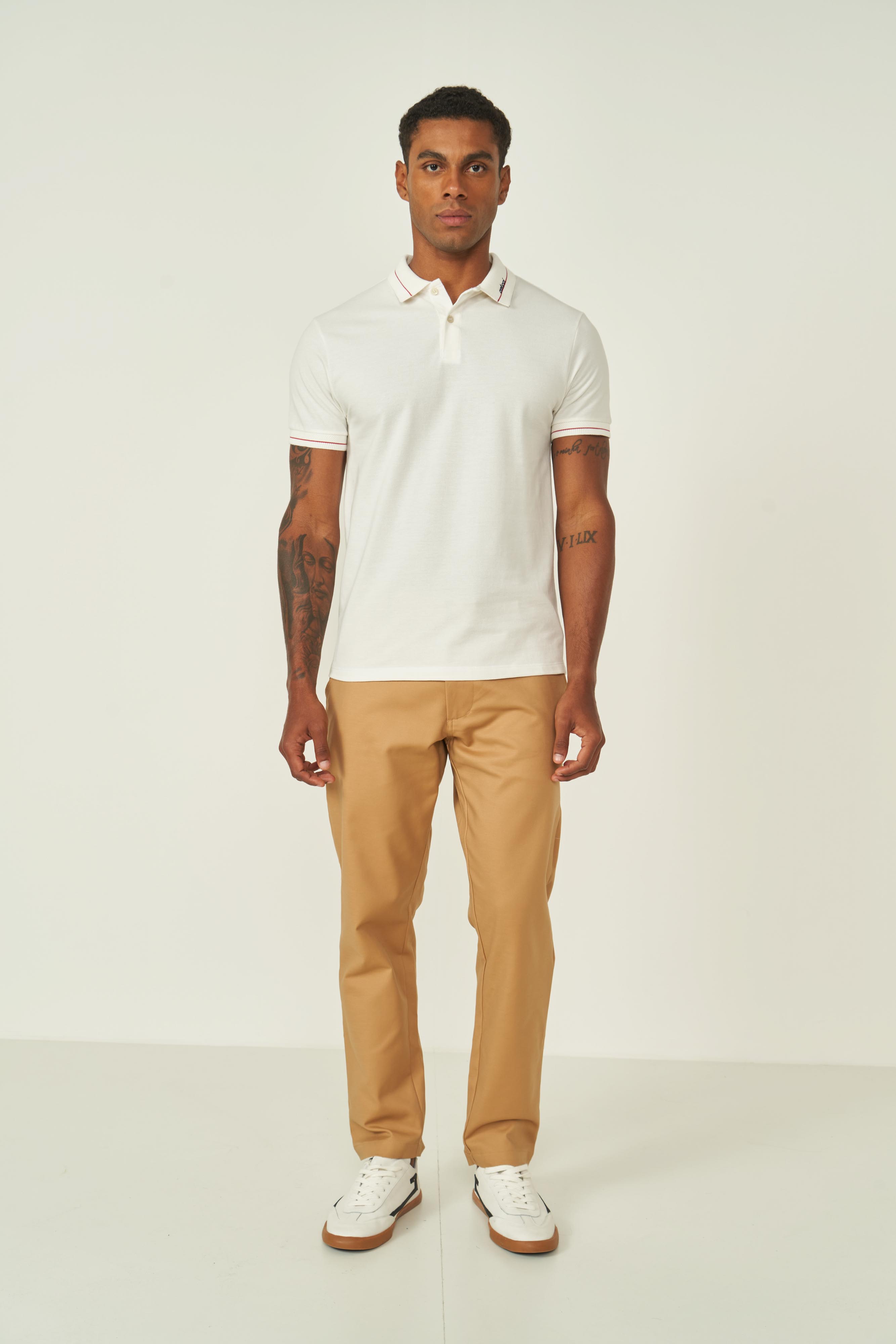 CALÇA COLCCI 42 BEGE TIGER