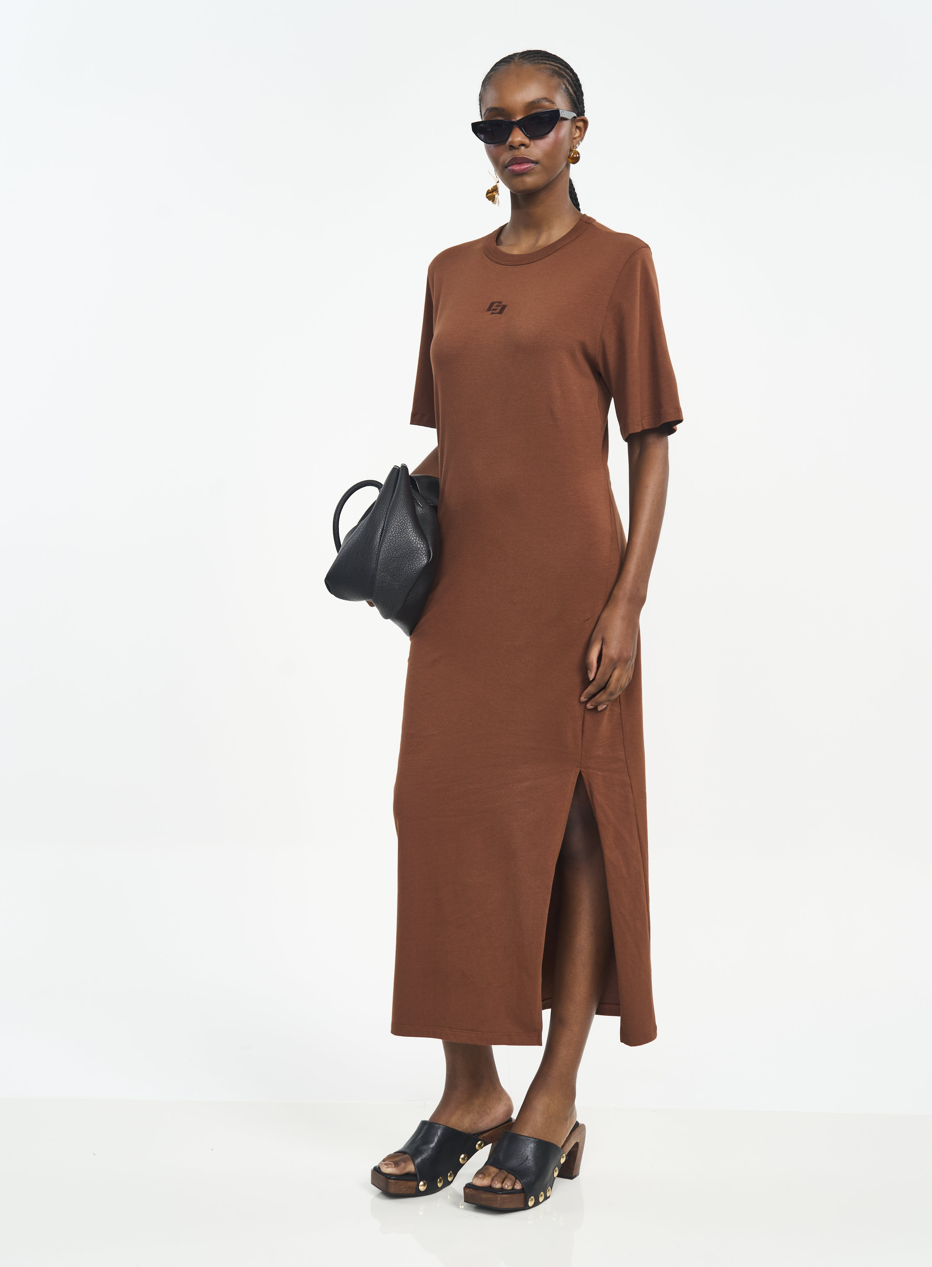VESTIDO COLCCI G MARROM EVERMORE