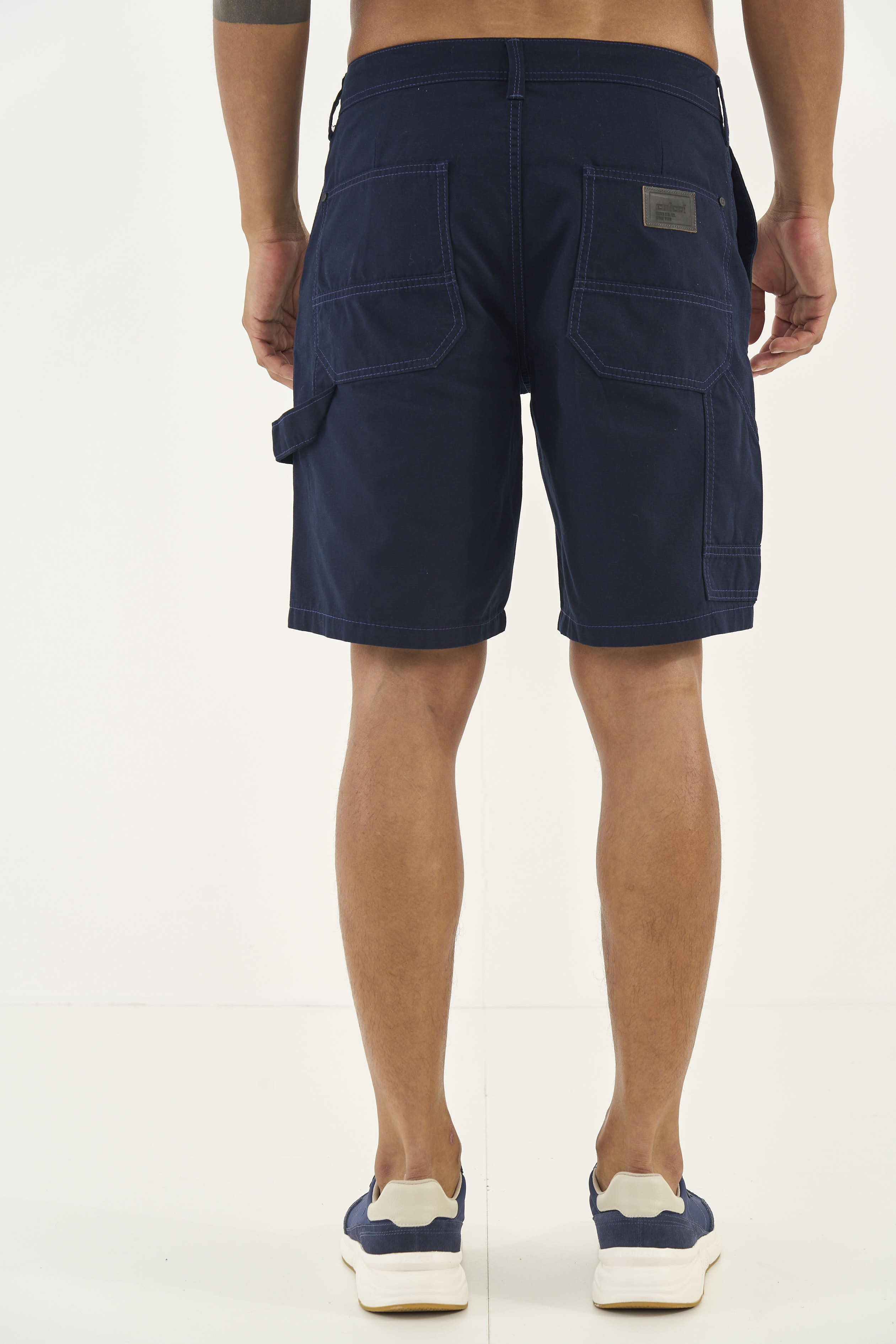 BERMUDA SARJA COMFORT 40 AZUL DARKNESS