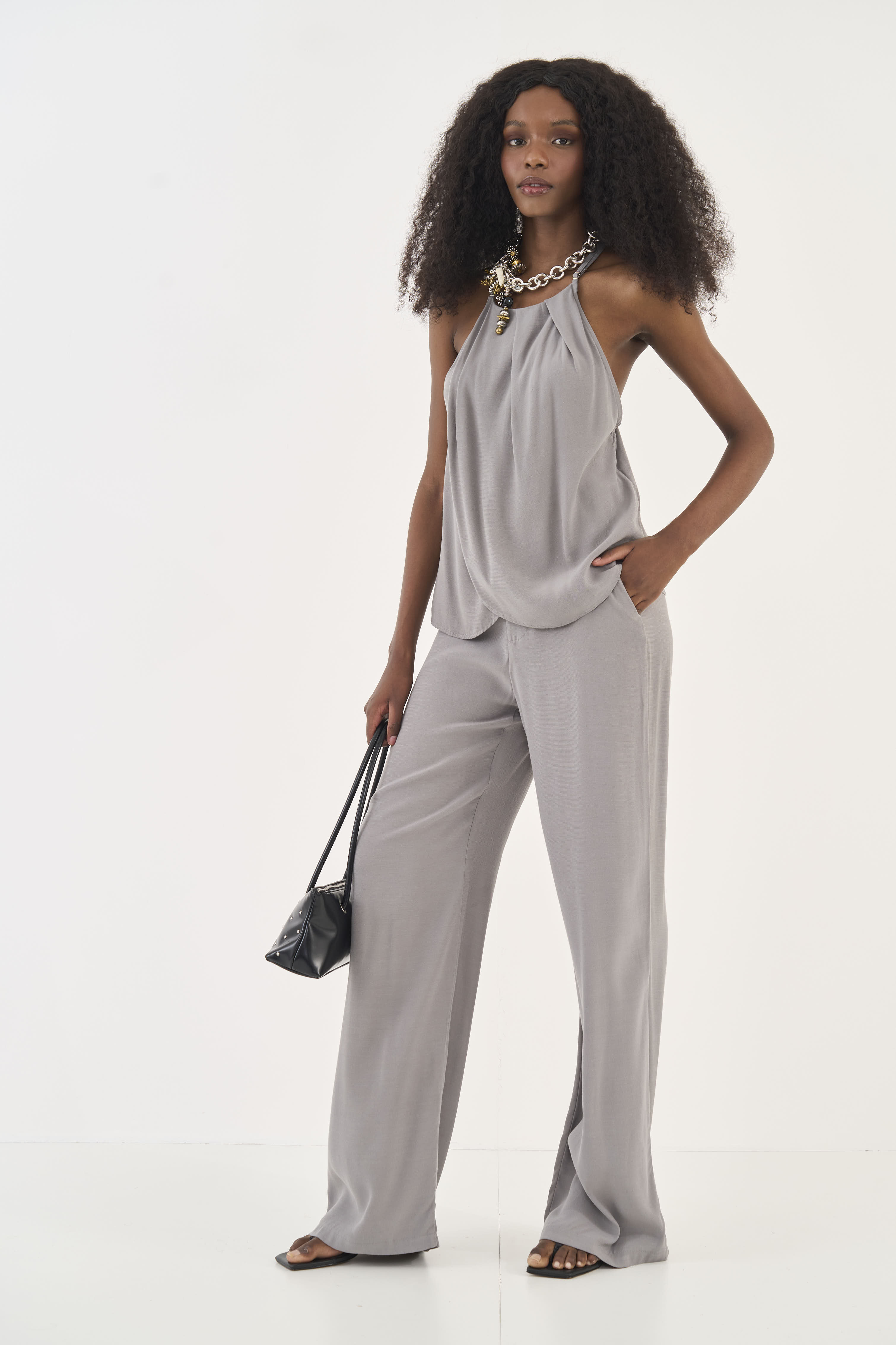 CALÇA COLCCI G CINZA ALITA