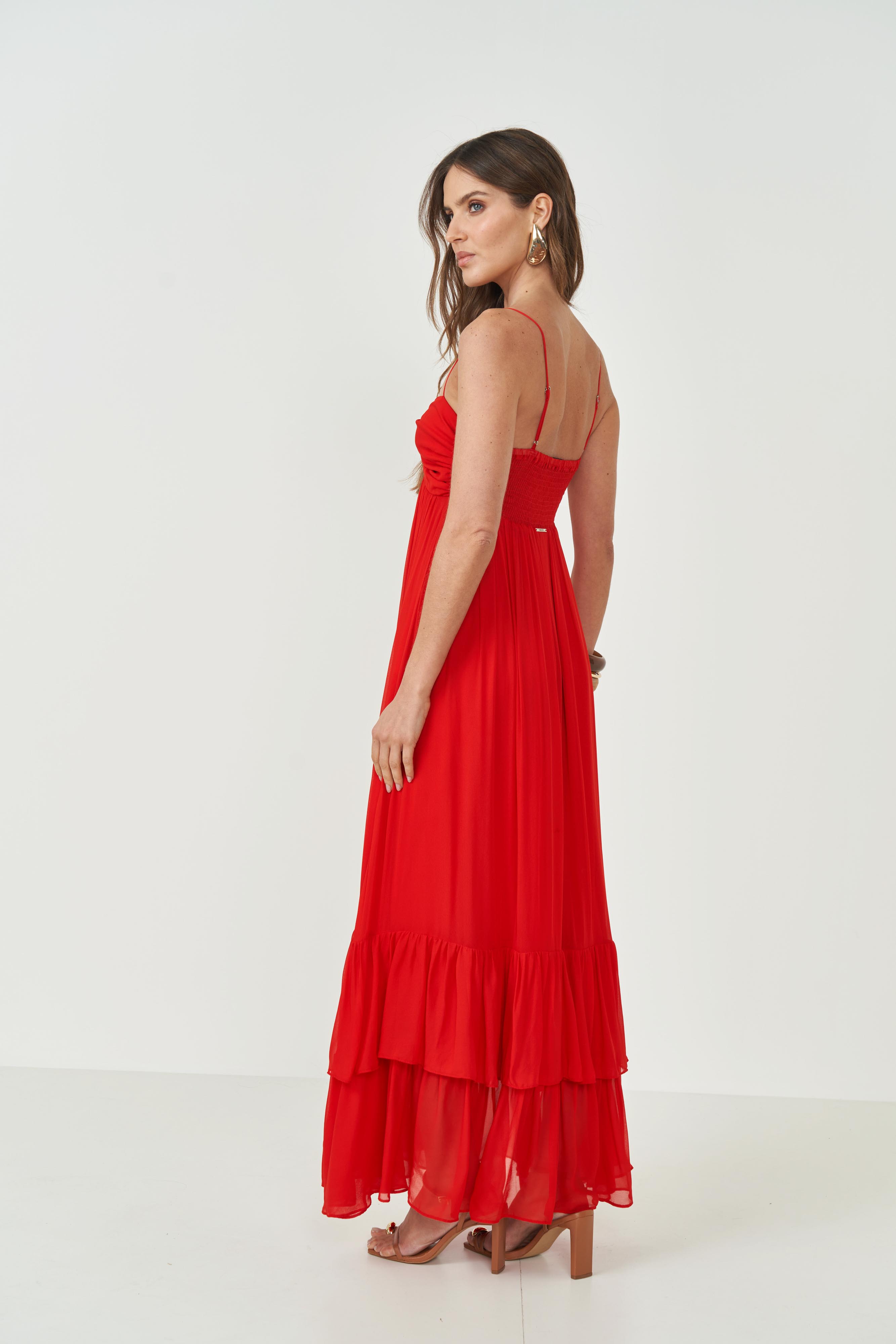 VESTIDO COLCCI M VERMELHO IFE