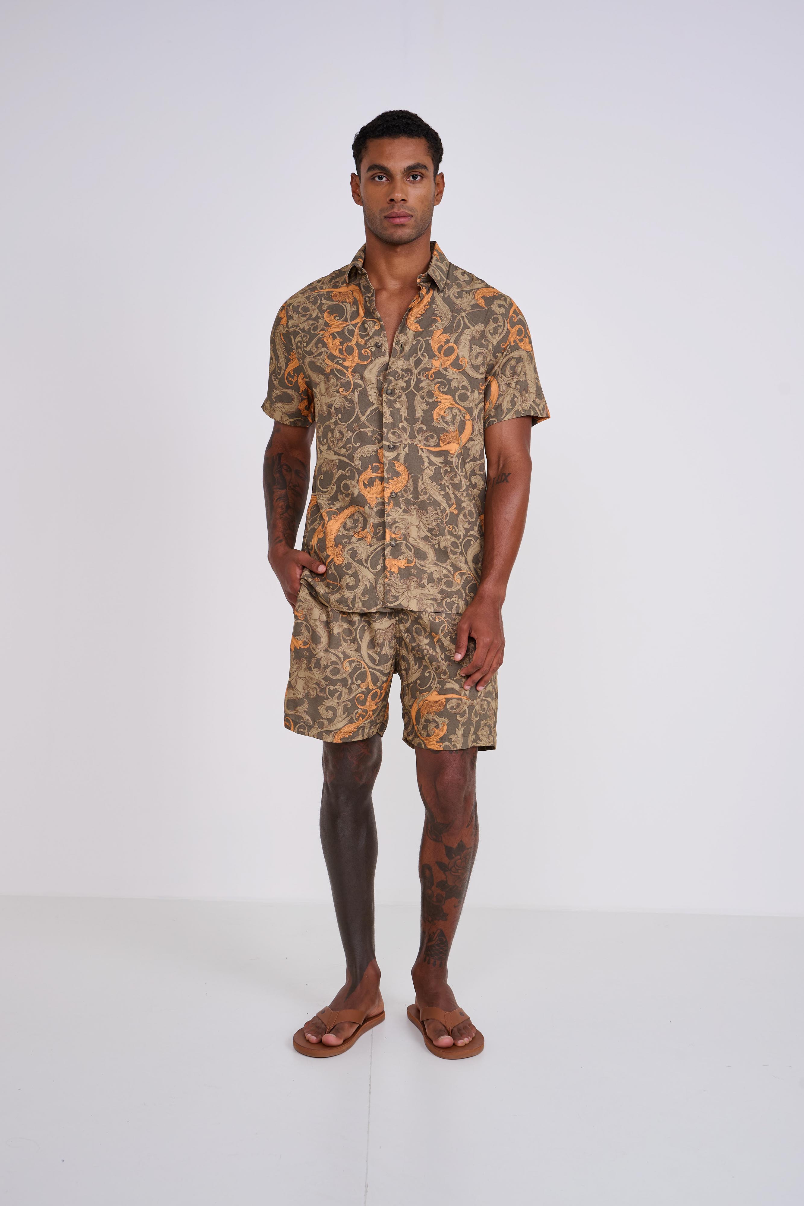 BEACHSHORT ESTAMPADO M SIRENA