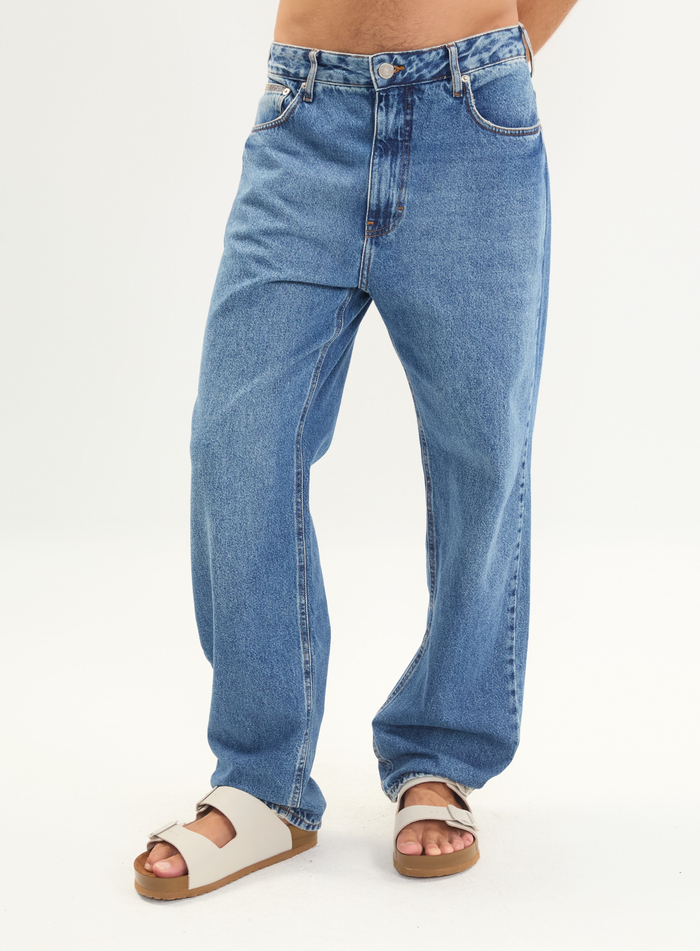 CALÇA JEANS LOOSE 38 INDIGO