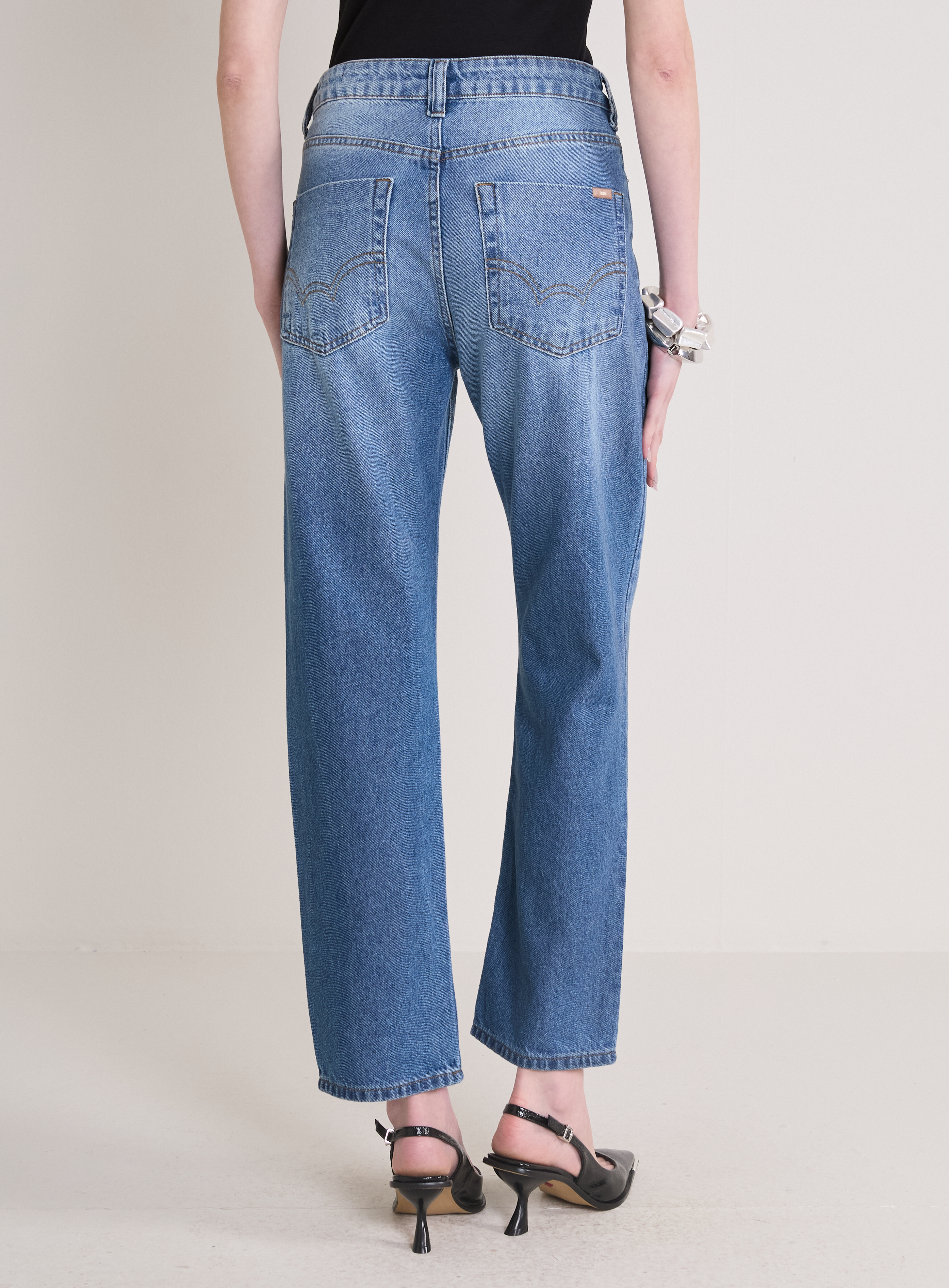 CALÇA JEANS NADIA 40 INDIGO