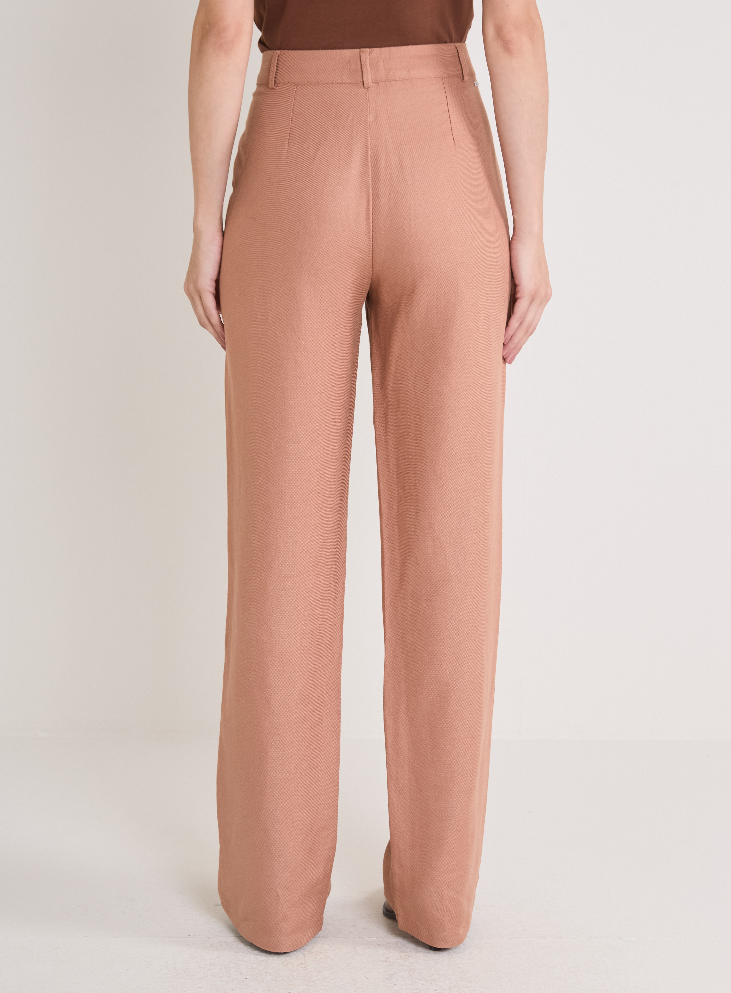 CALÇA LINHO G MARROM ORSO