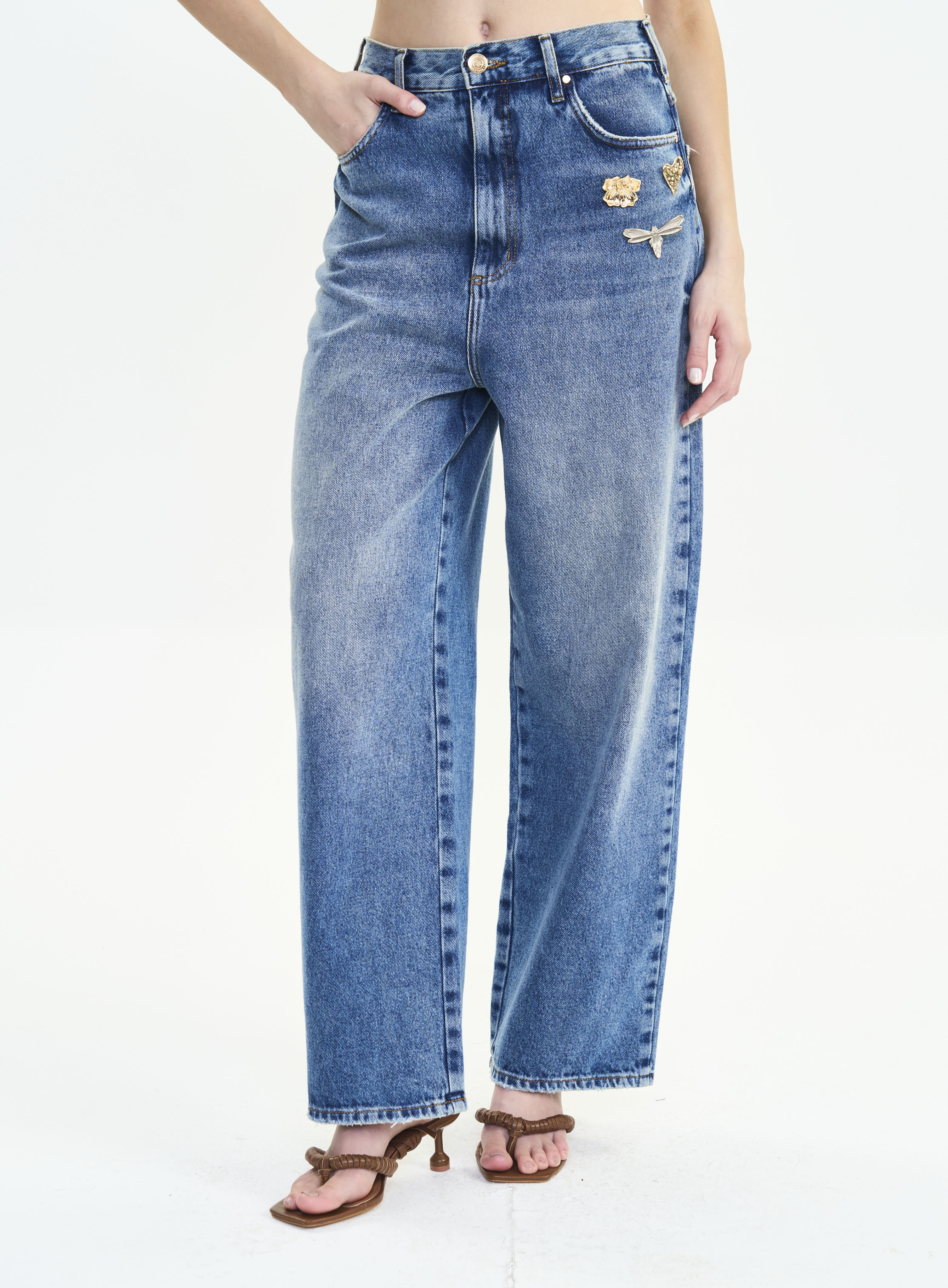 CALÇA JEANS LIVIA 34 INDIGO
