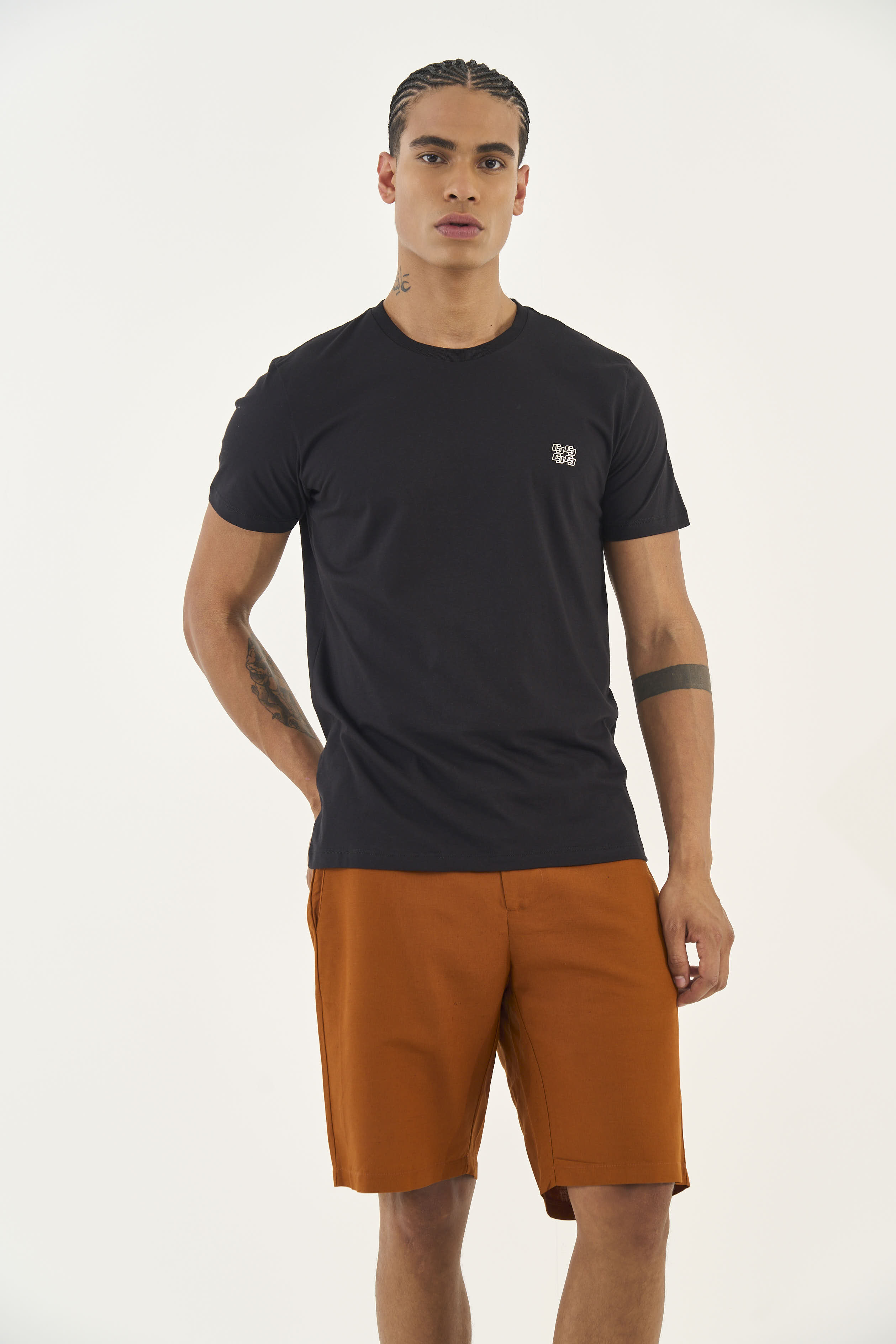 CAMISETA COLCCI GG MARROM ZEUS