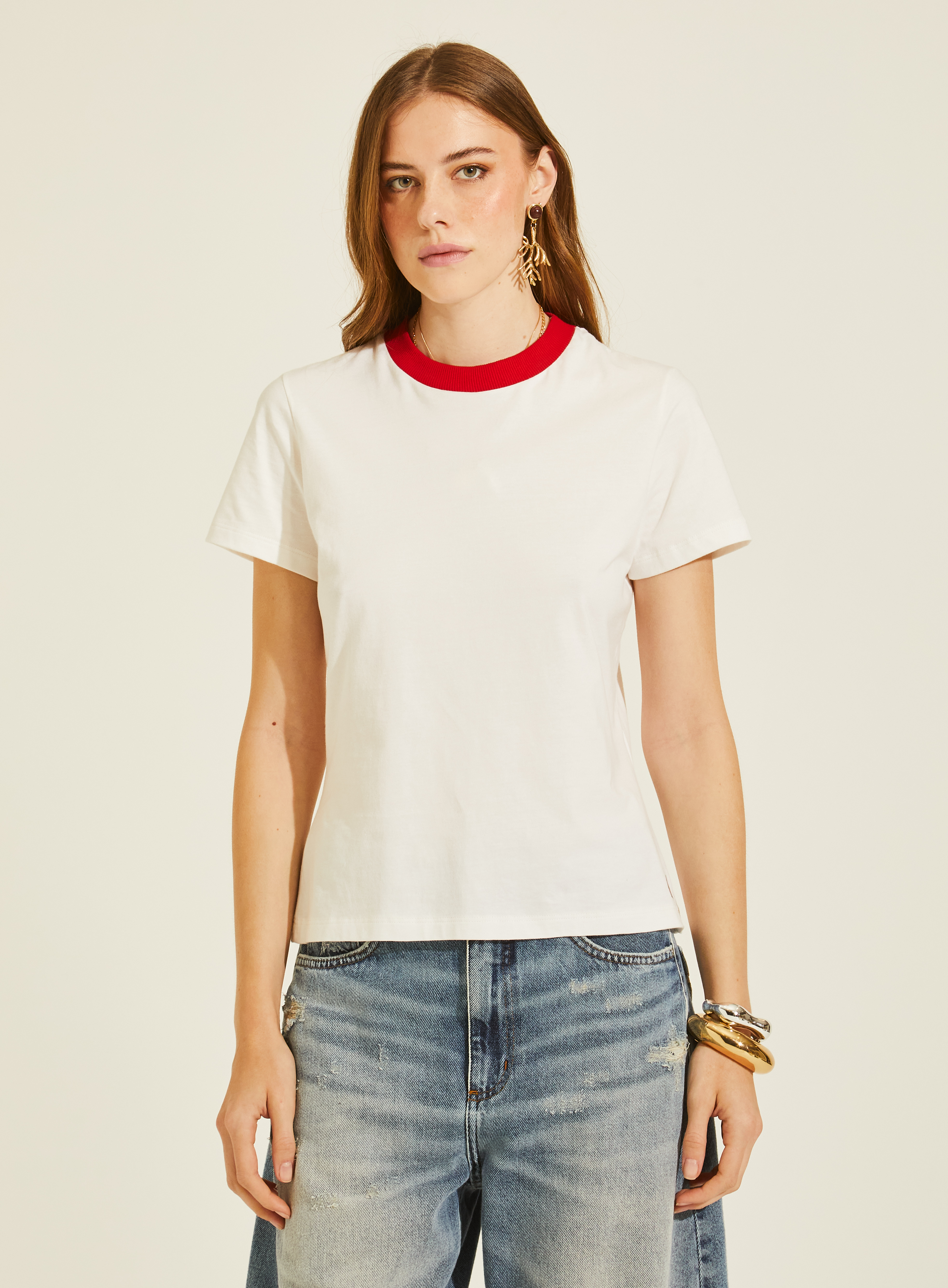 CAMISETA FORUM GG OFF/VERMELHO
