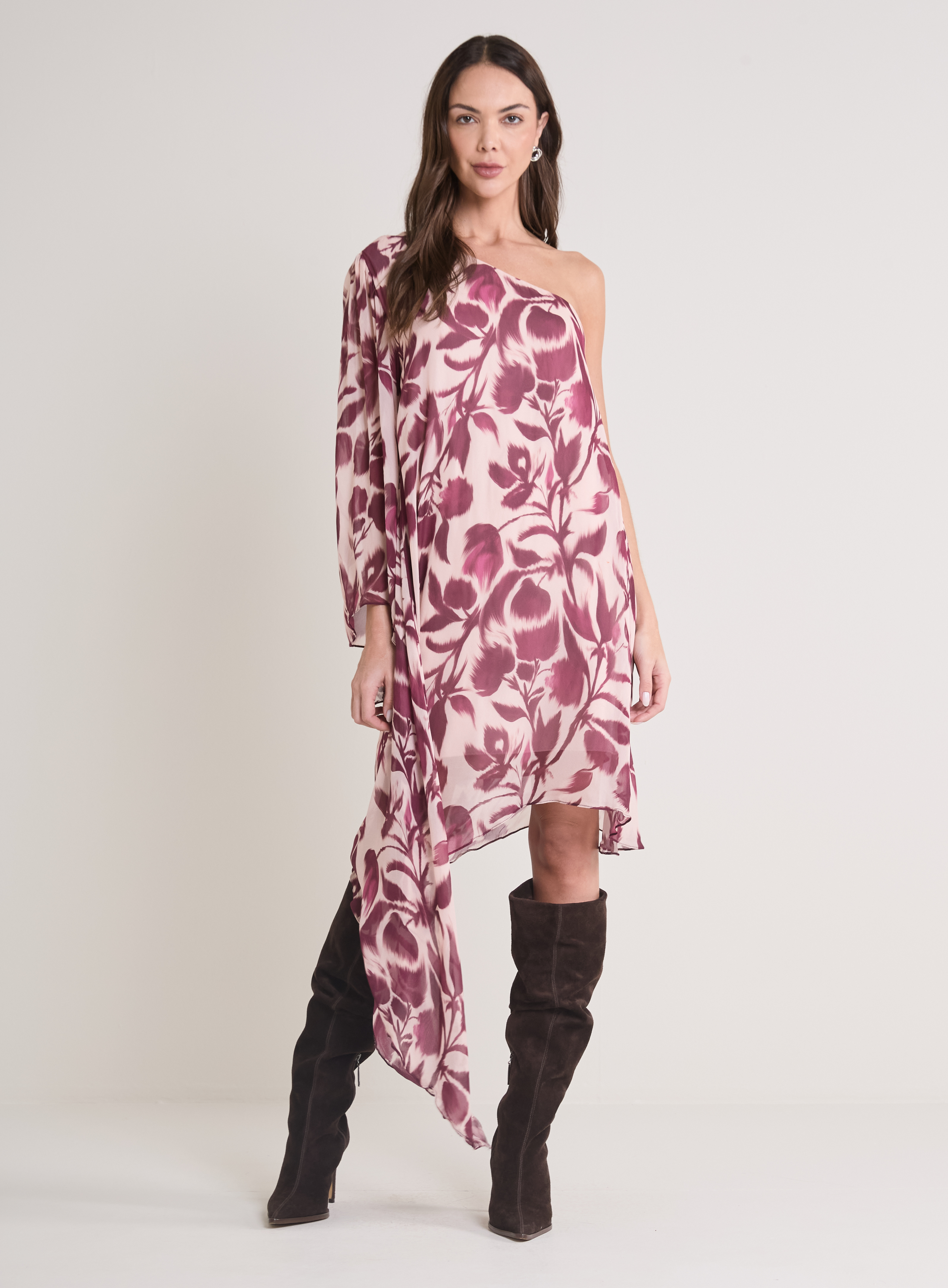 VESTIDO ESTAMPADO PP BLURRED FLOWER