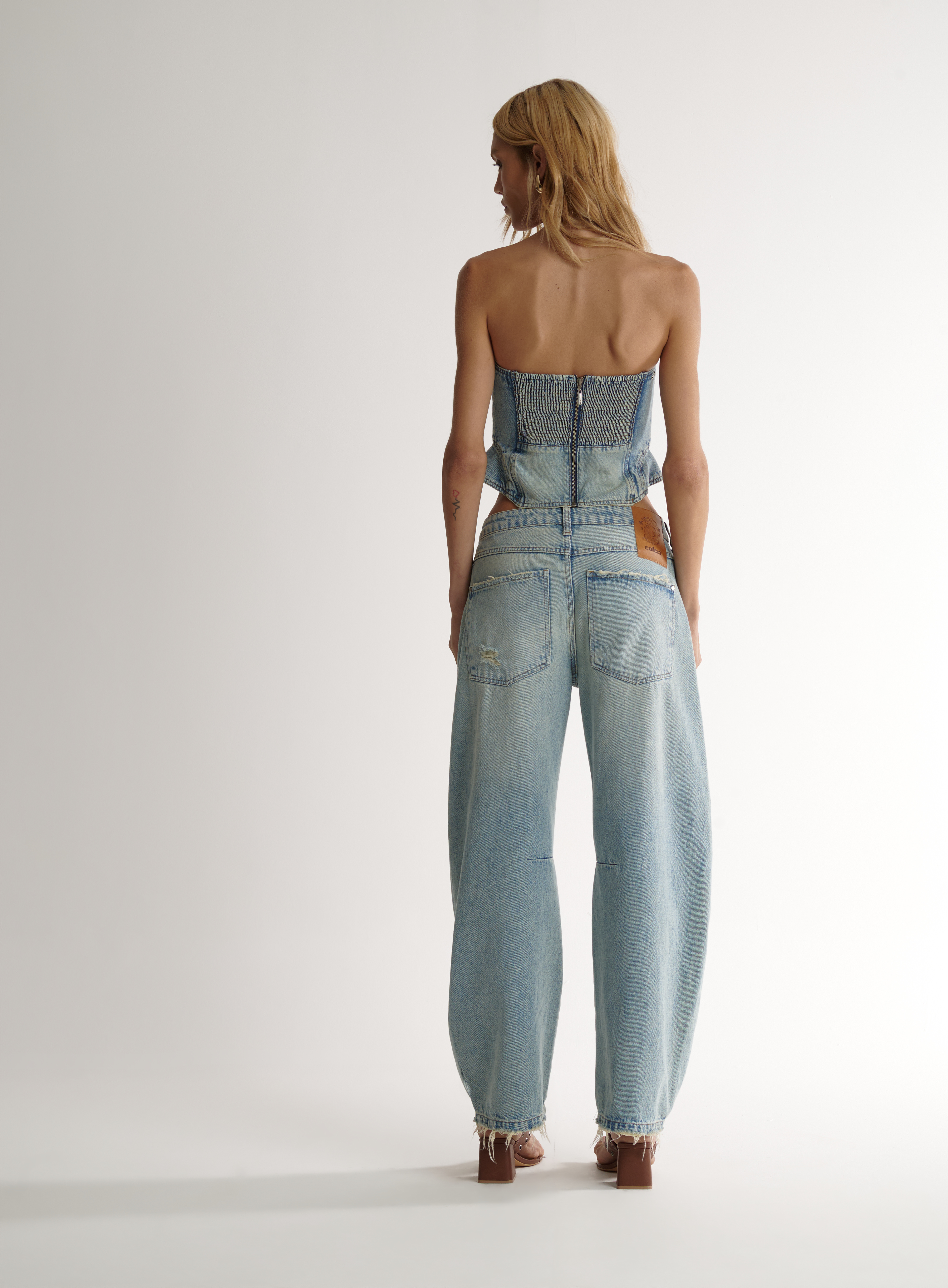 CALÇA JEANS BARRIL 40 INDIGO