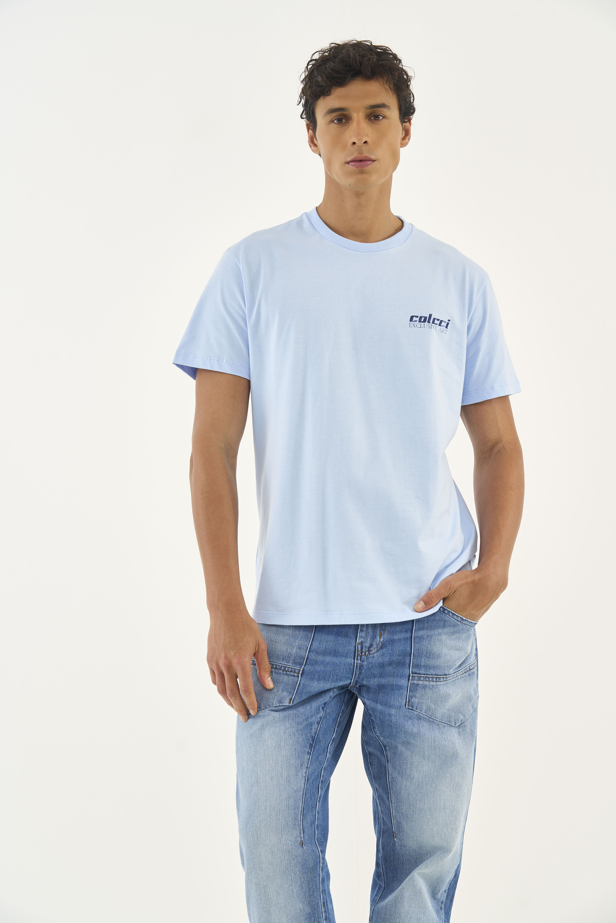 CAMISETA COLCCI G AZUL CASHMERE