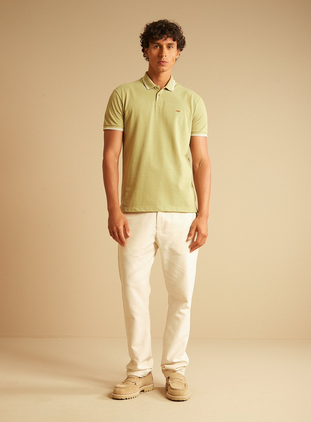 POLO FORUM M VERDE RAFFIA