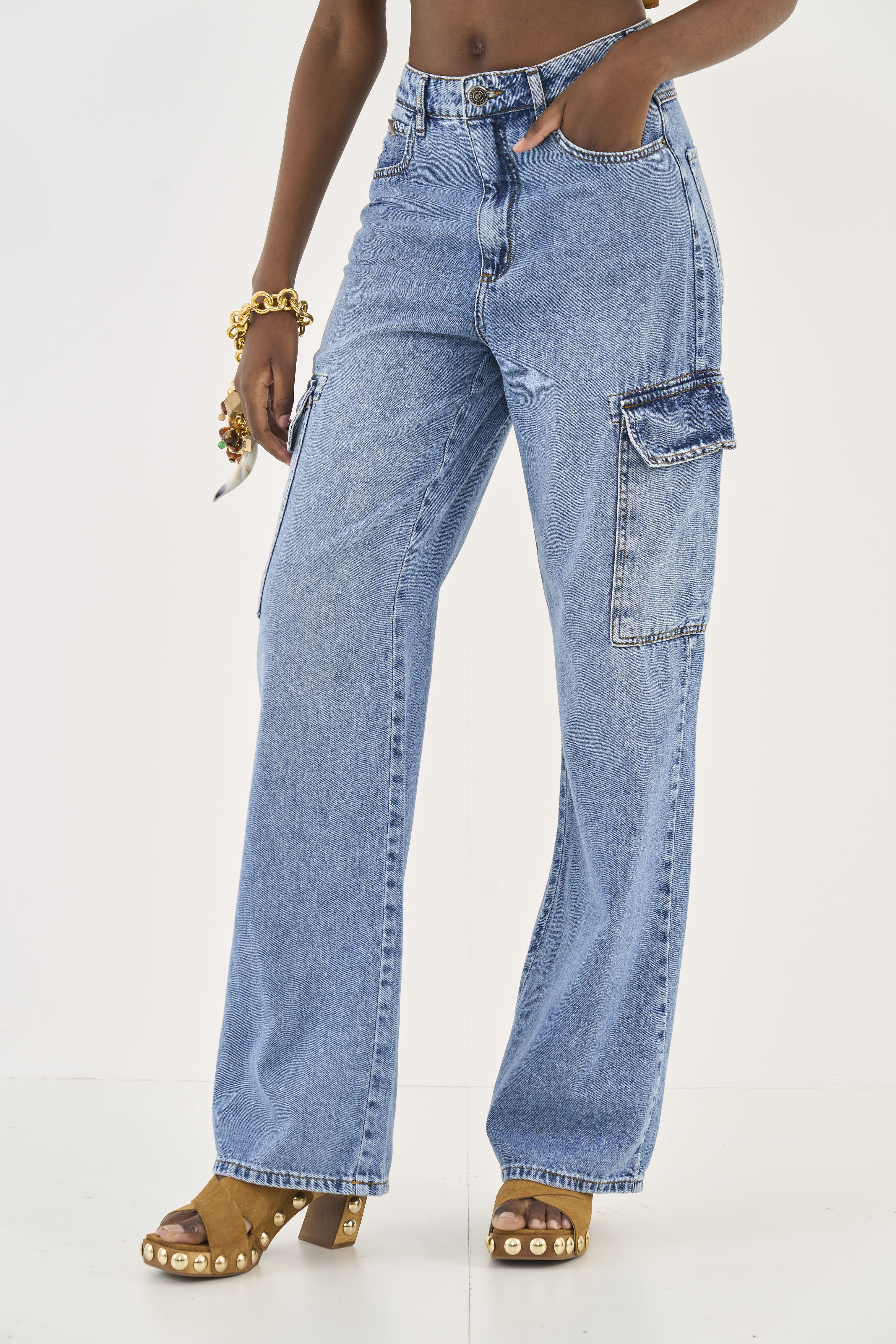 CALÇA JEANS JULIETTE 40 INDIGO