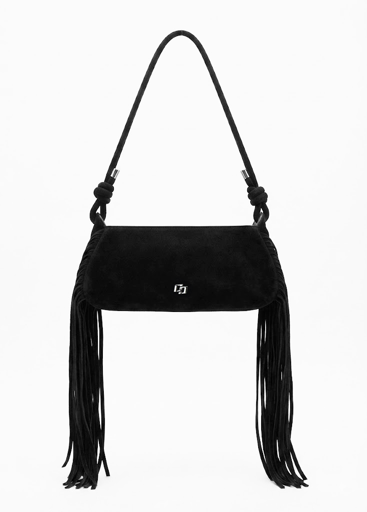 BOLSA COLCCI FEM SHOULDER  FRANJA U CARAMELO