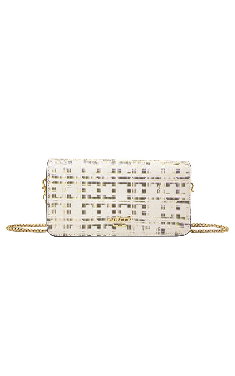 CARTEIRA COLCCI FEM CROSSBODY MONOGRA U CARAMELO