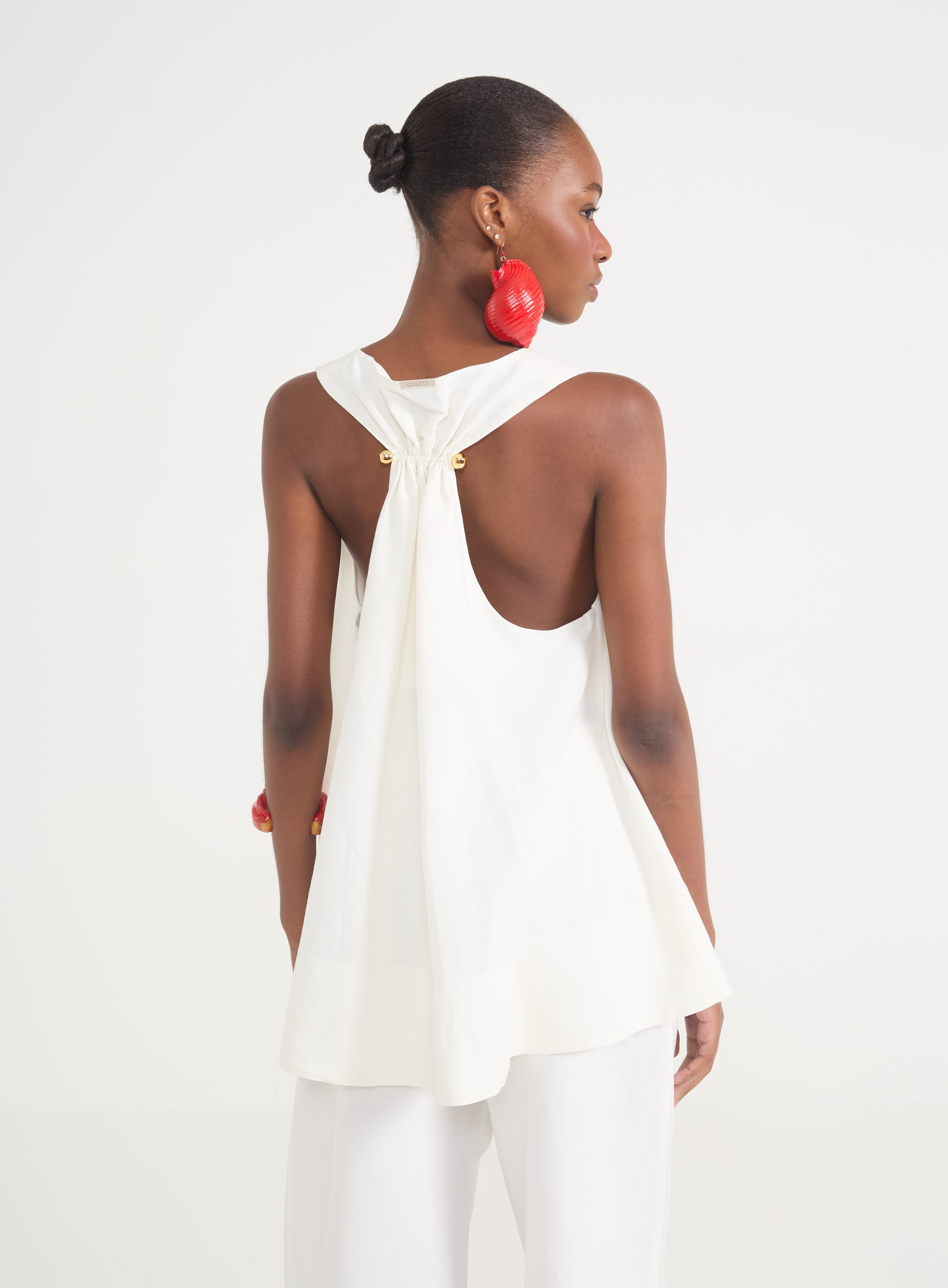 BLUSA LINHO M OFF SHELL