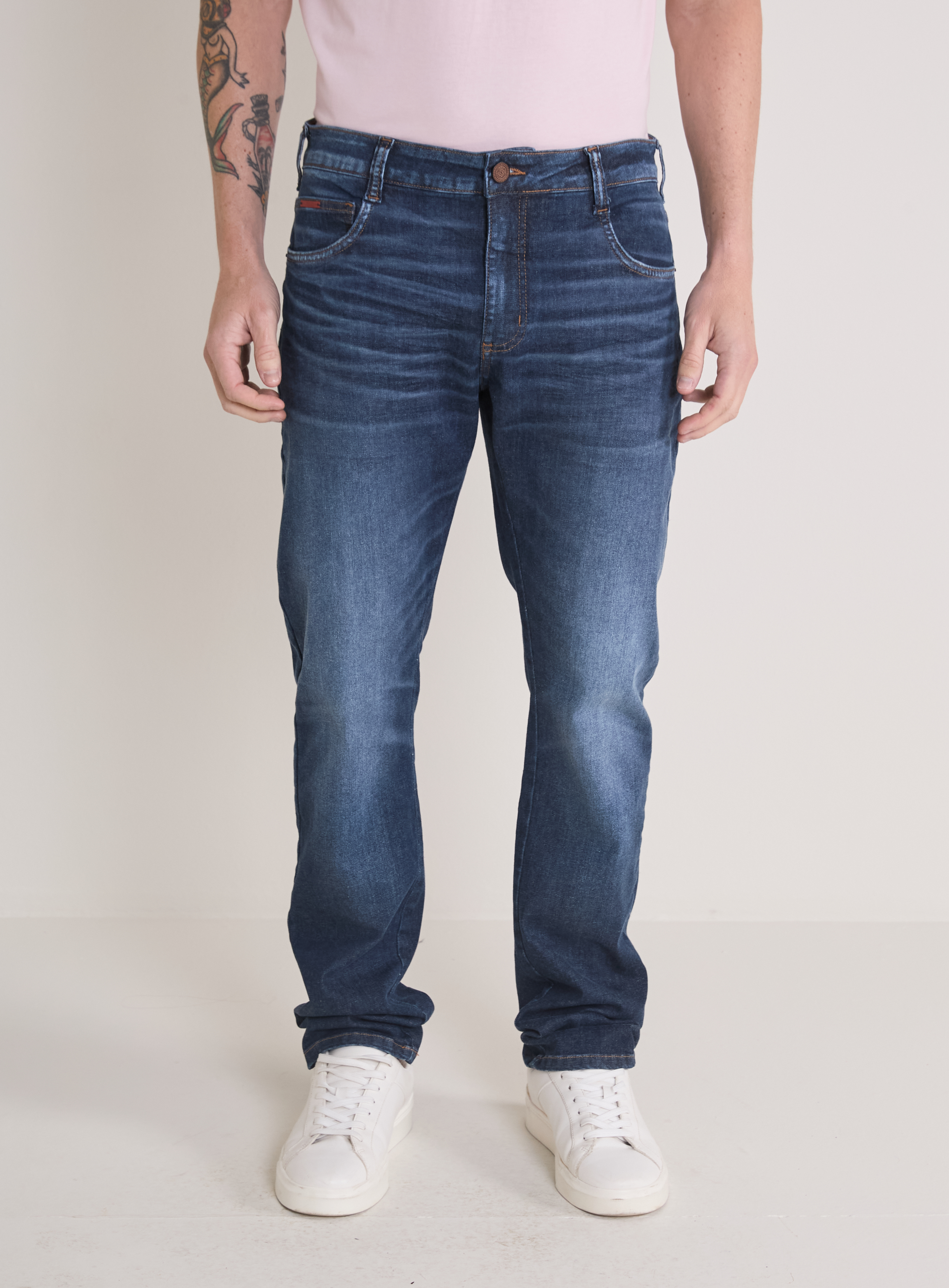 CALÇA JEANS PAUL SLIM 40 INDIGO