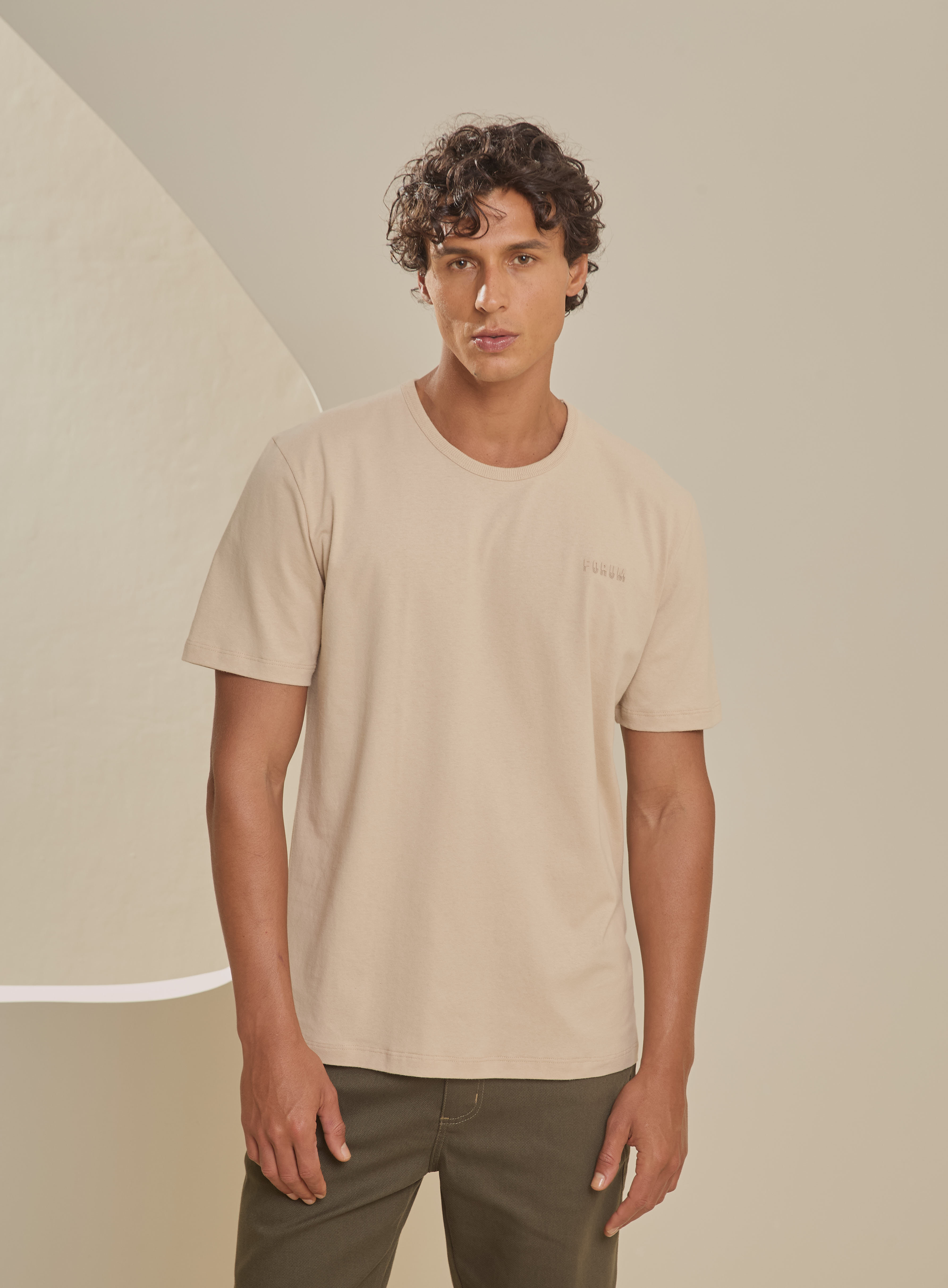 CAMISETA FORUM G BEGE ARUNA