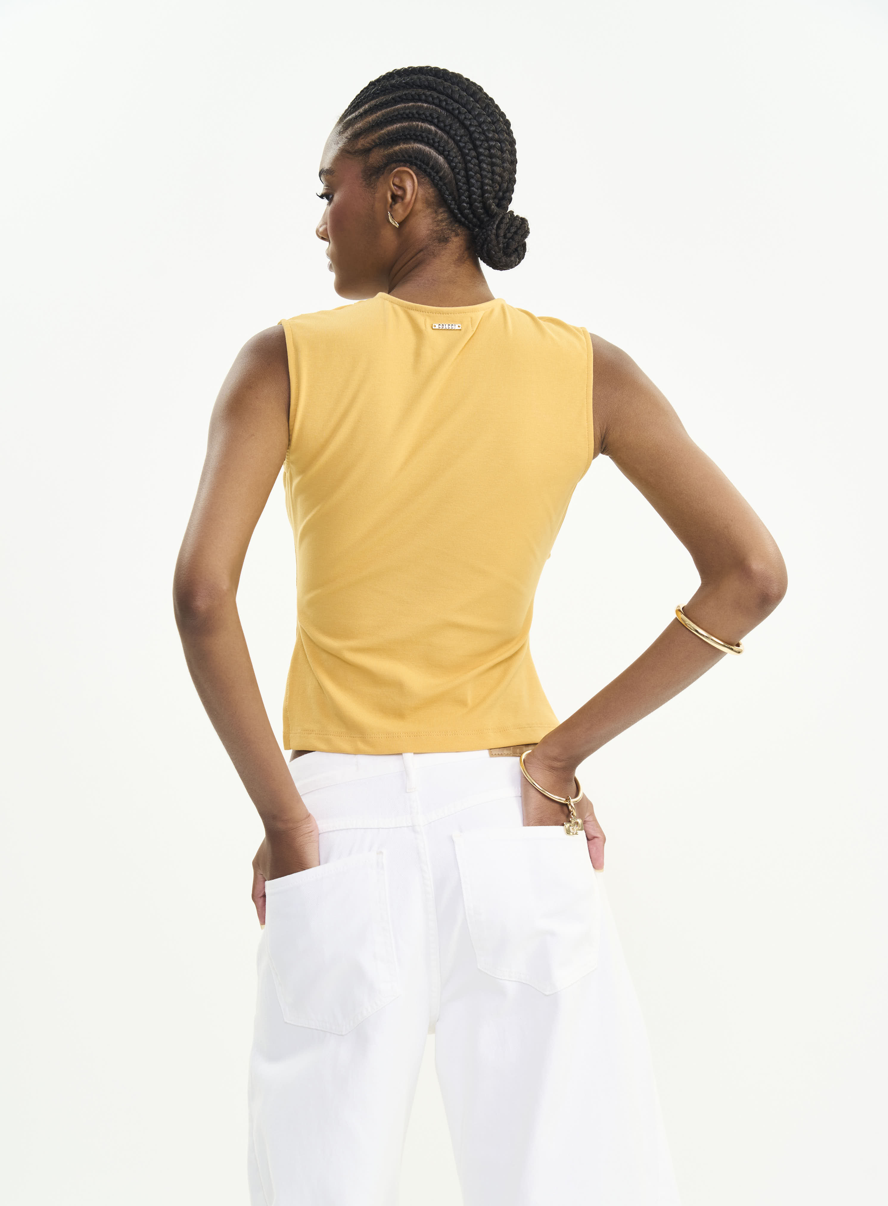 BLUSA COLCCI G AMARELO TOFU