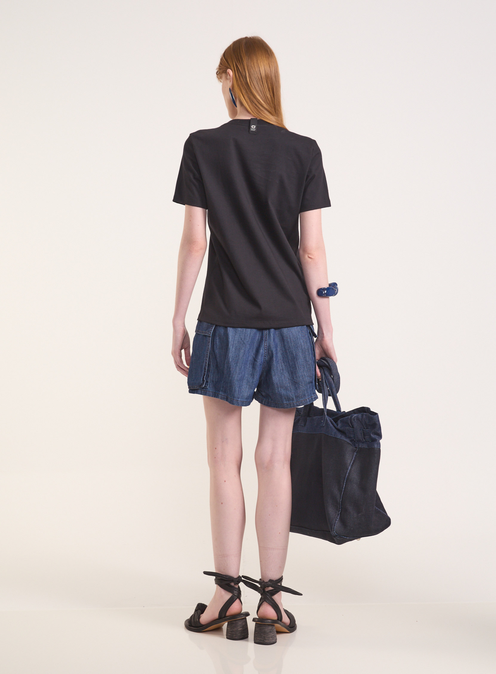 SHORT JEANS 34 INDIGO