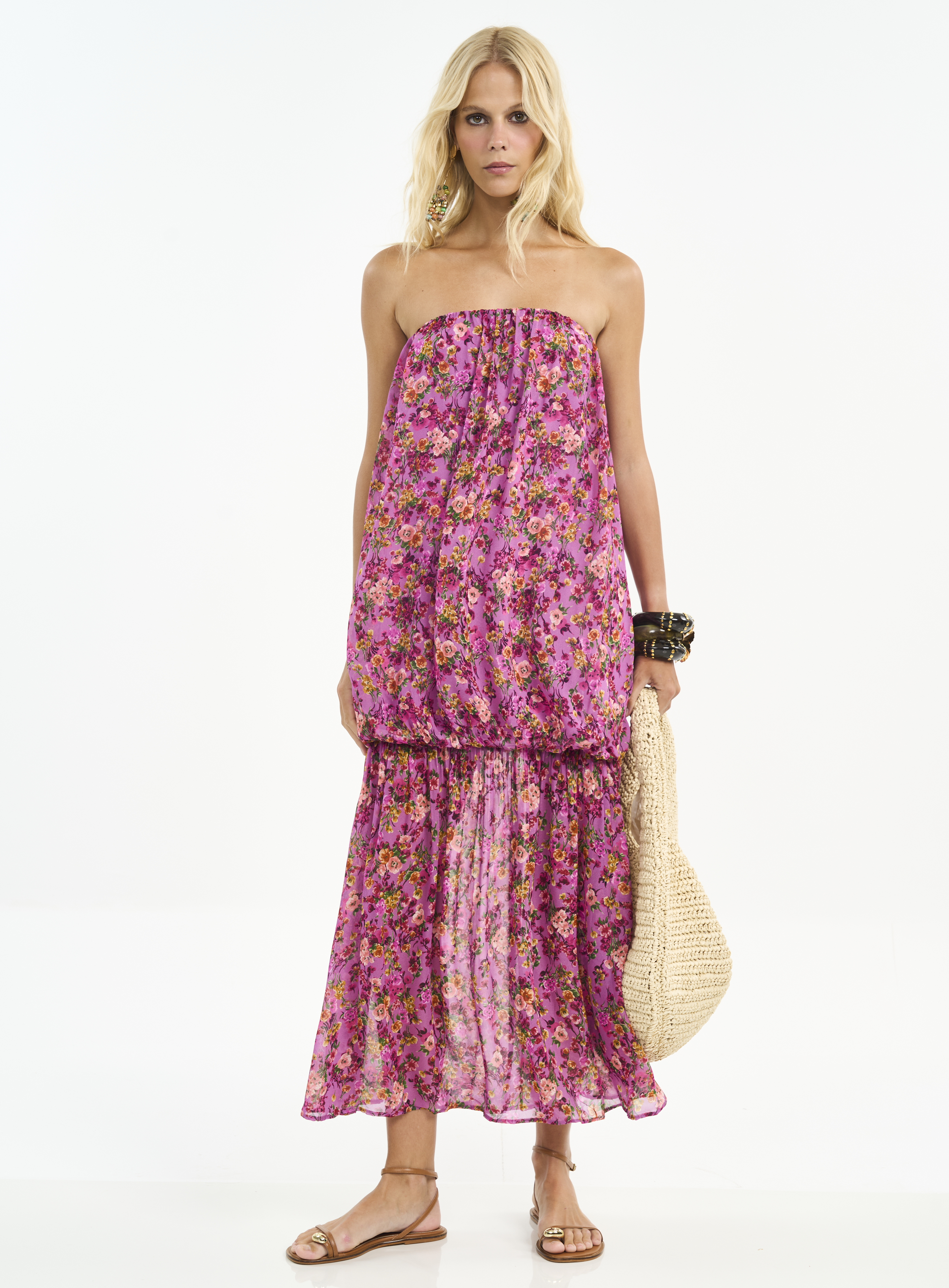 VESTIDO ESTAMPADO P ORVALHO VIOLETA