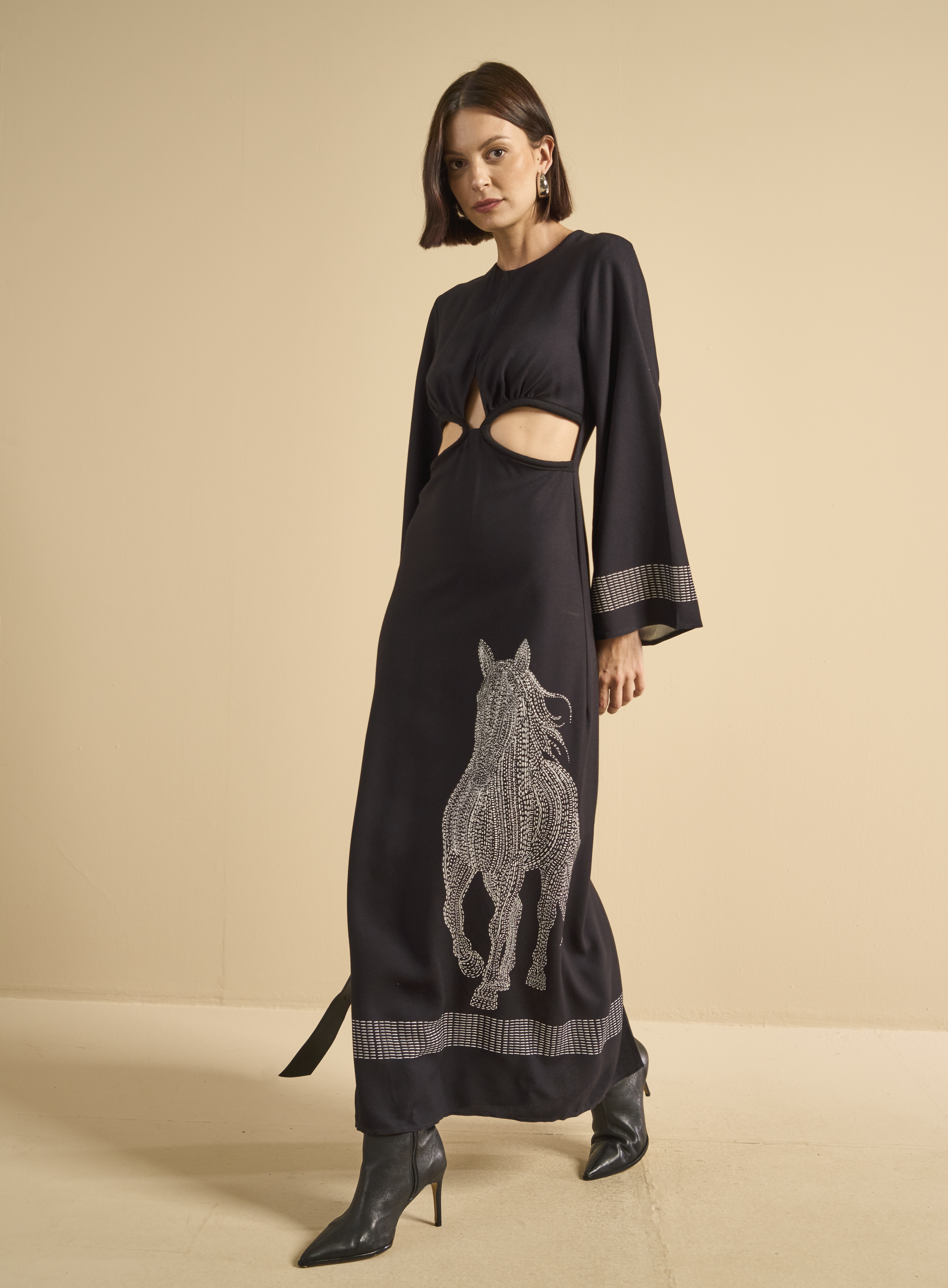 VESTIDO ESTAMPADO P AURA SELVAGEM
