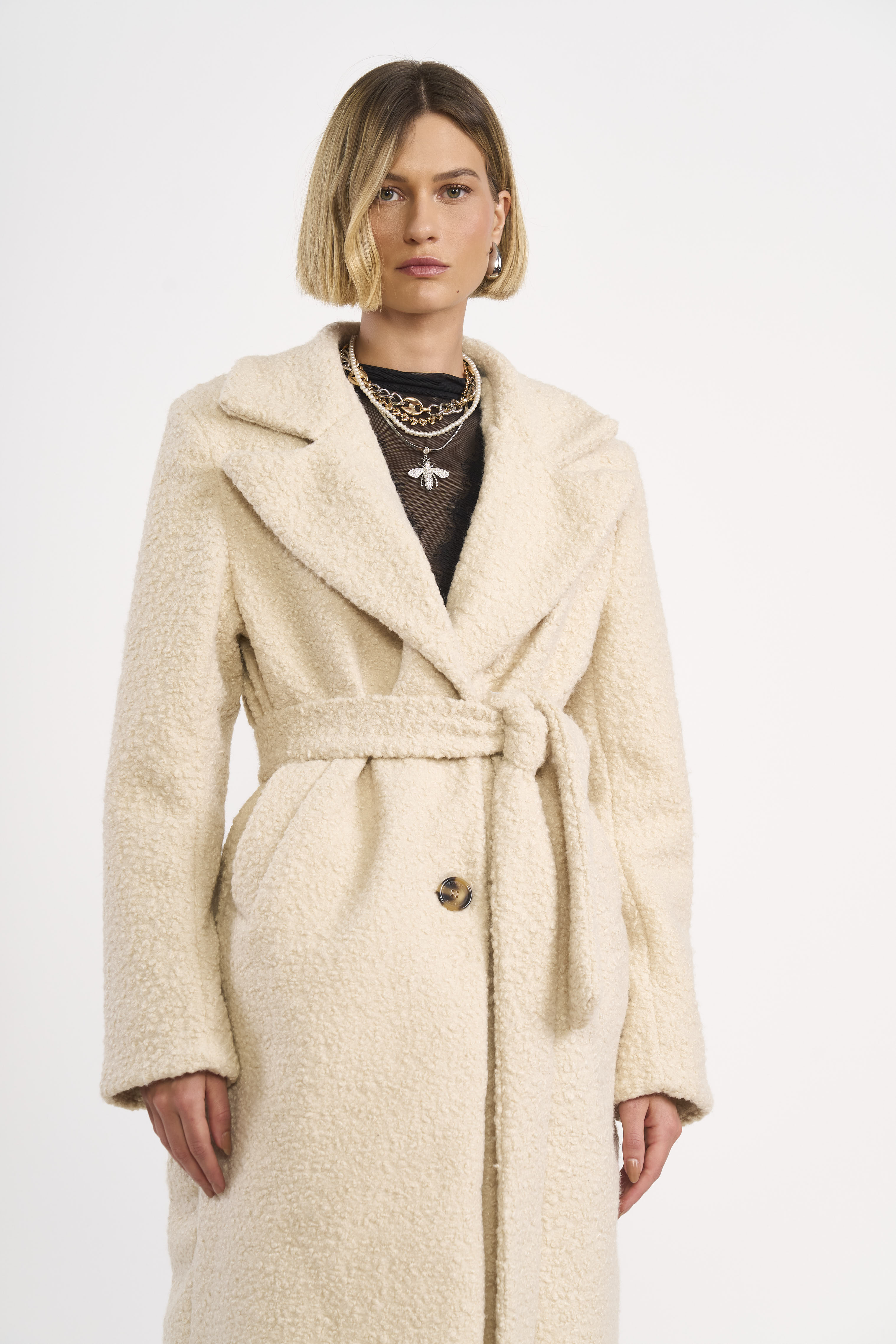 CASACO COLCCI P BEGE TAUPE