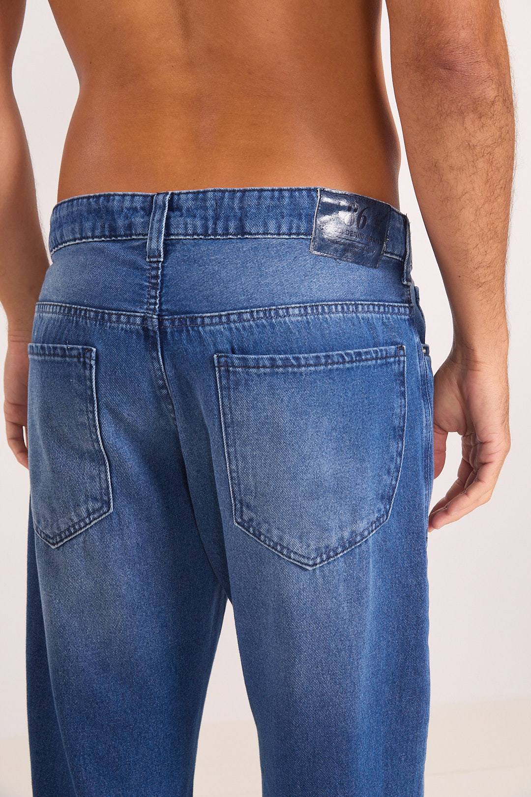 CALÇA JEANS RETA 38 INDIGO