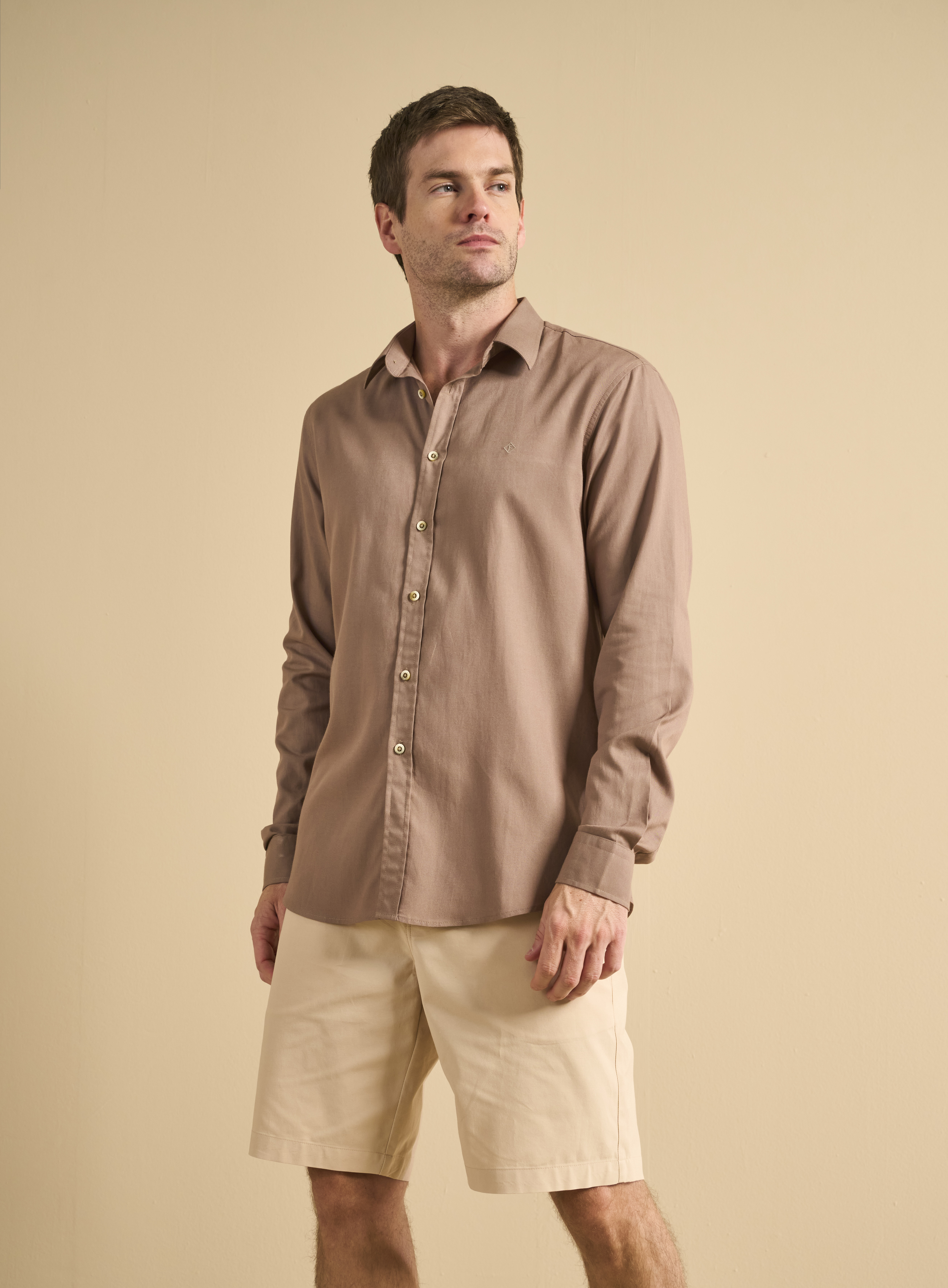 CAMISA RELAX GG MARROM CROACIA