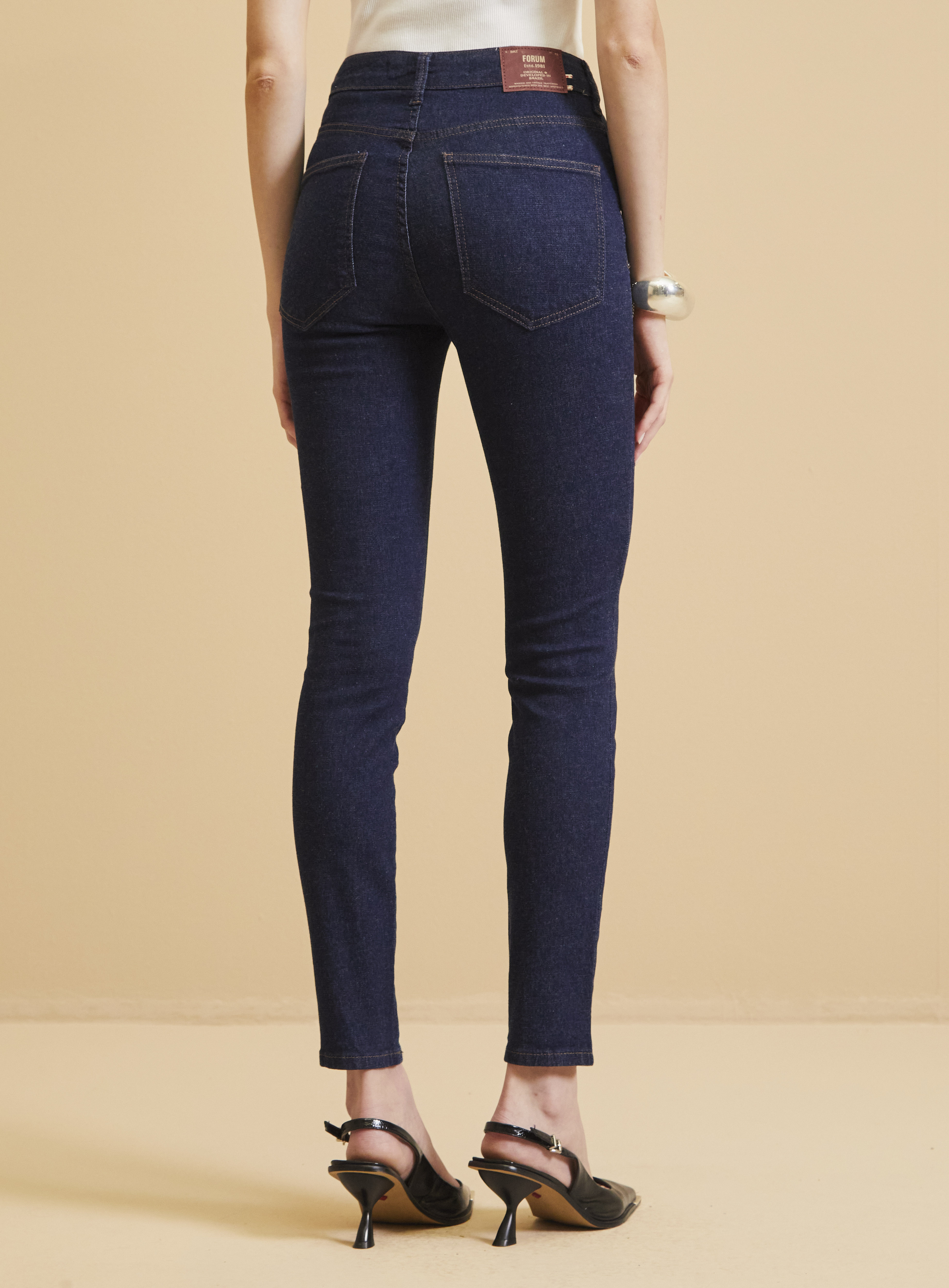 CALÇA JEANS MARISA 2 CIGARRETE 38 INDIGO