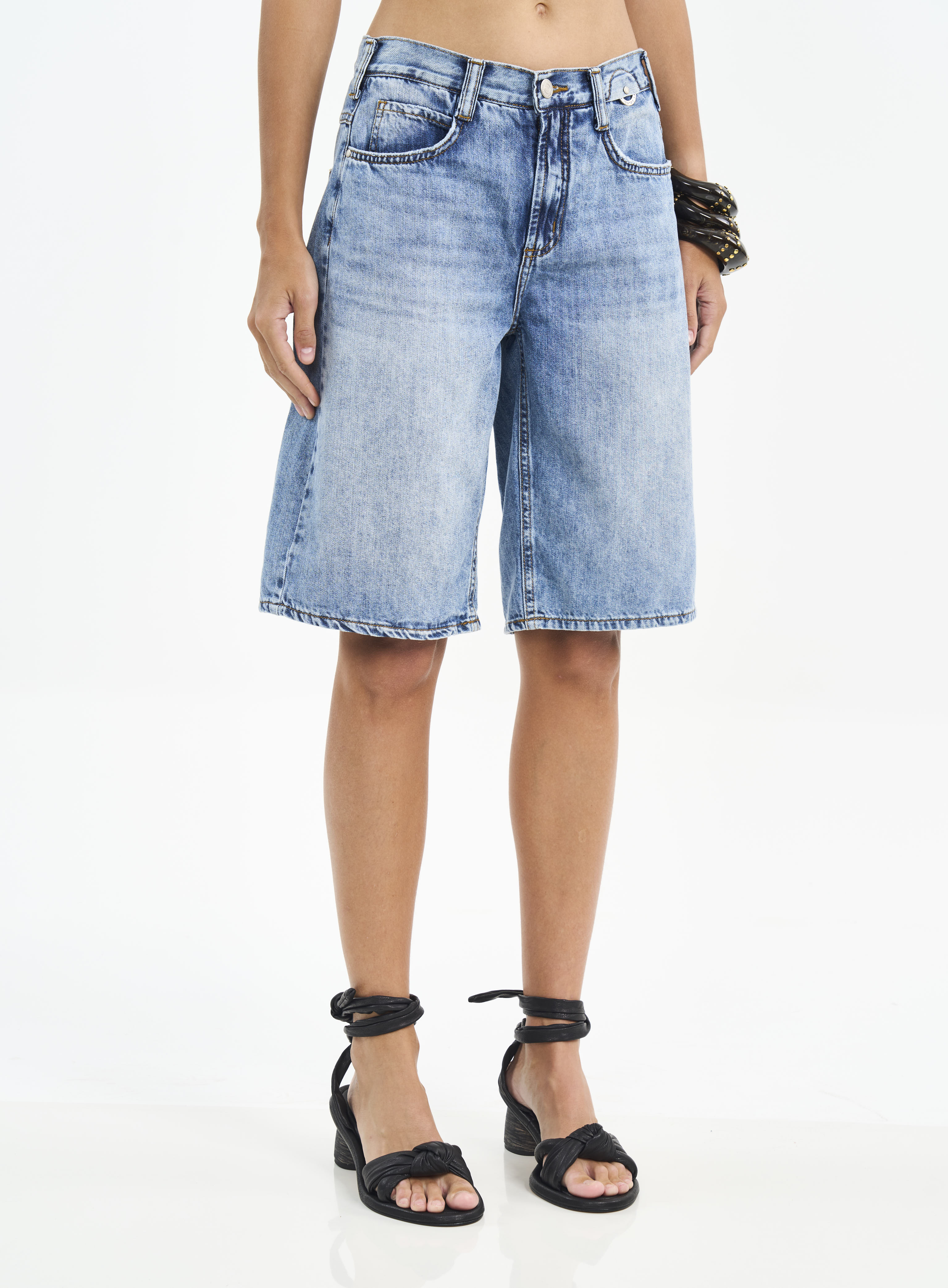 BERMUDA JEANS JADE 36 INDIGO