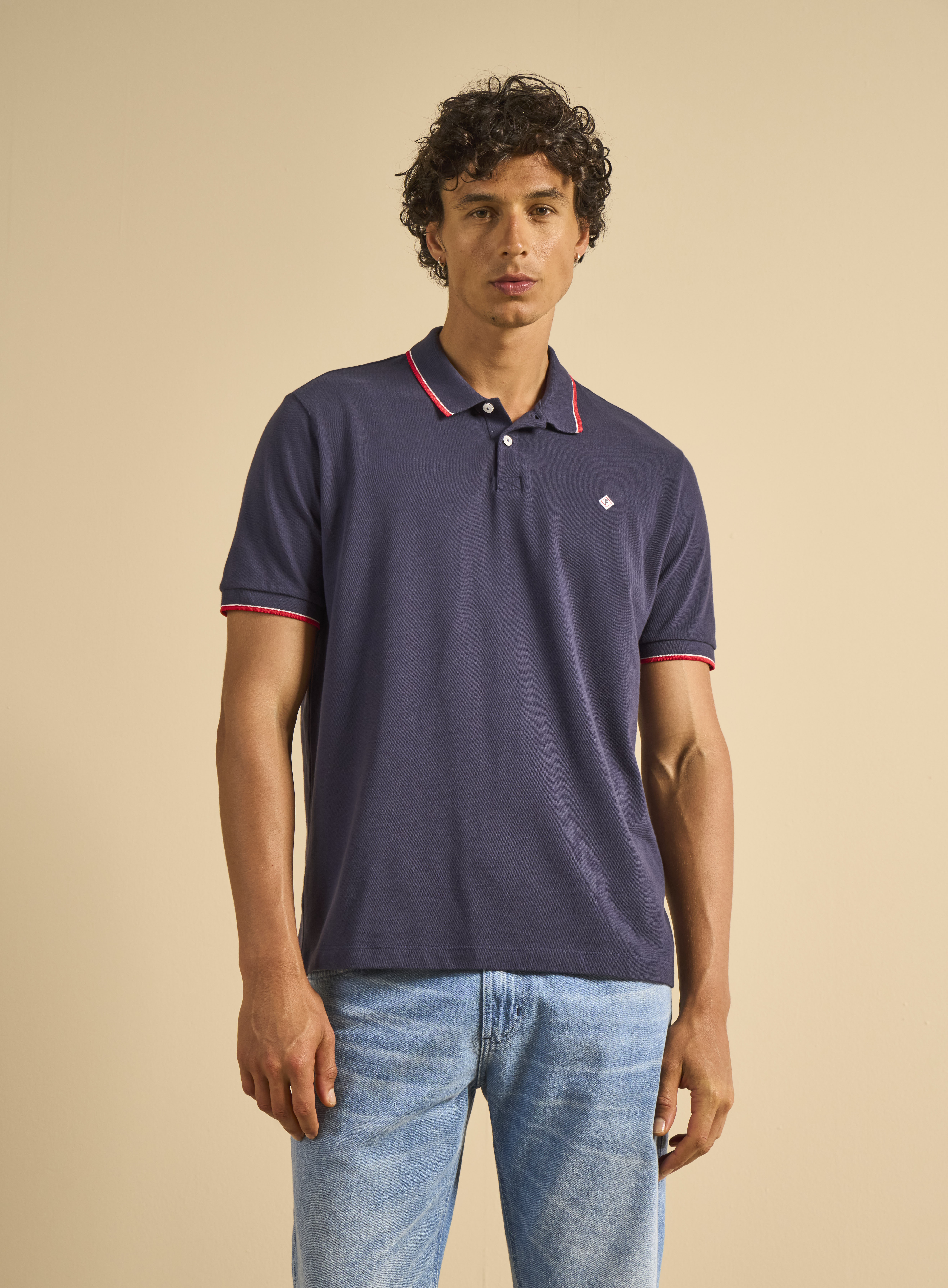 POLO FORUM P AZUL OLYMPIC