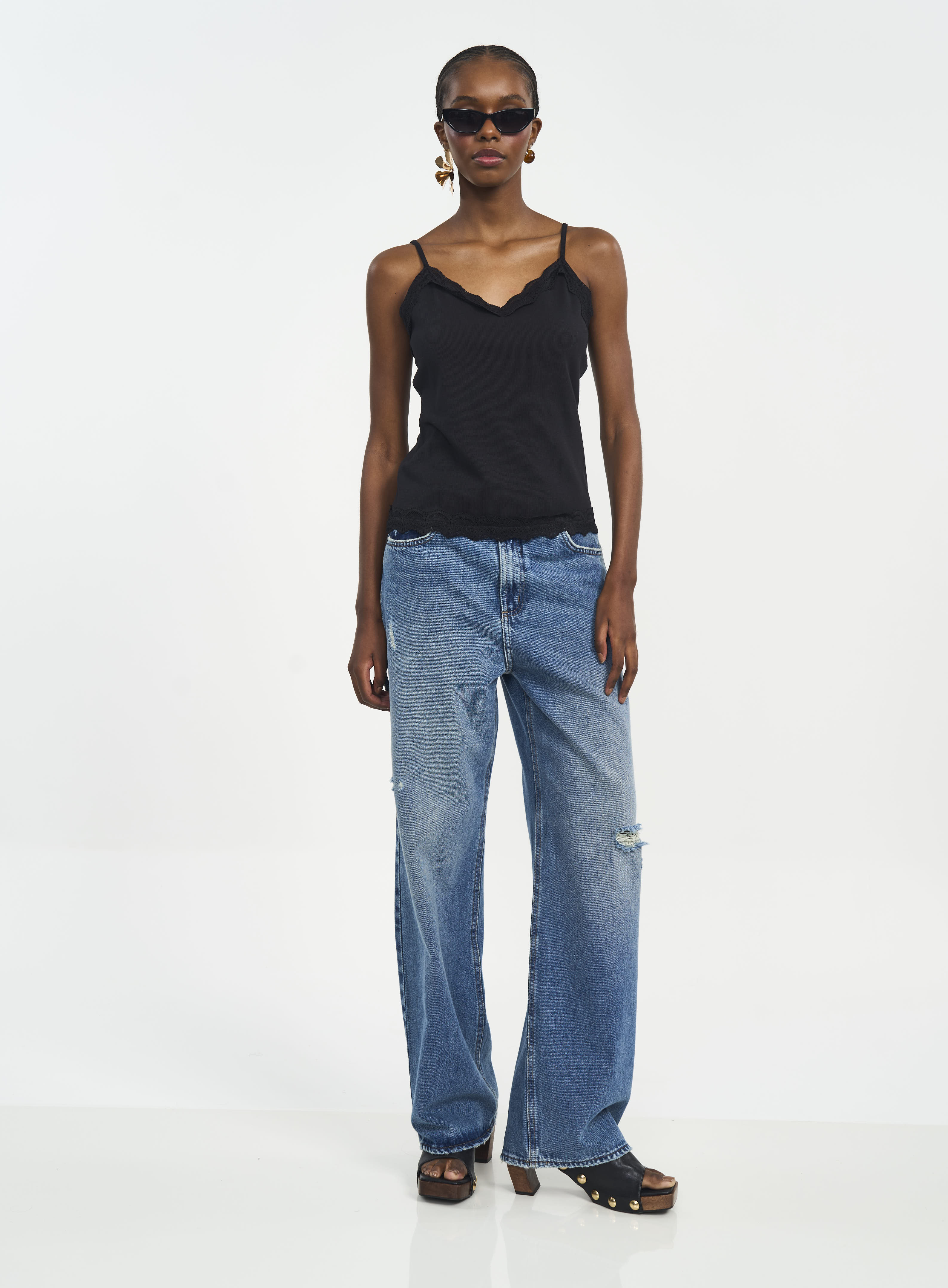 CALÇA JEANS BRUNA LOW 38 INDIGO