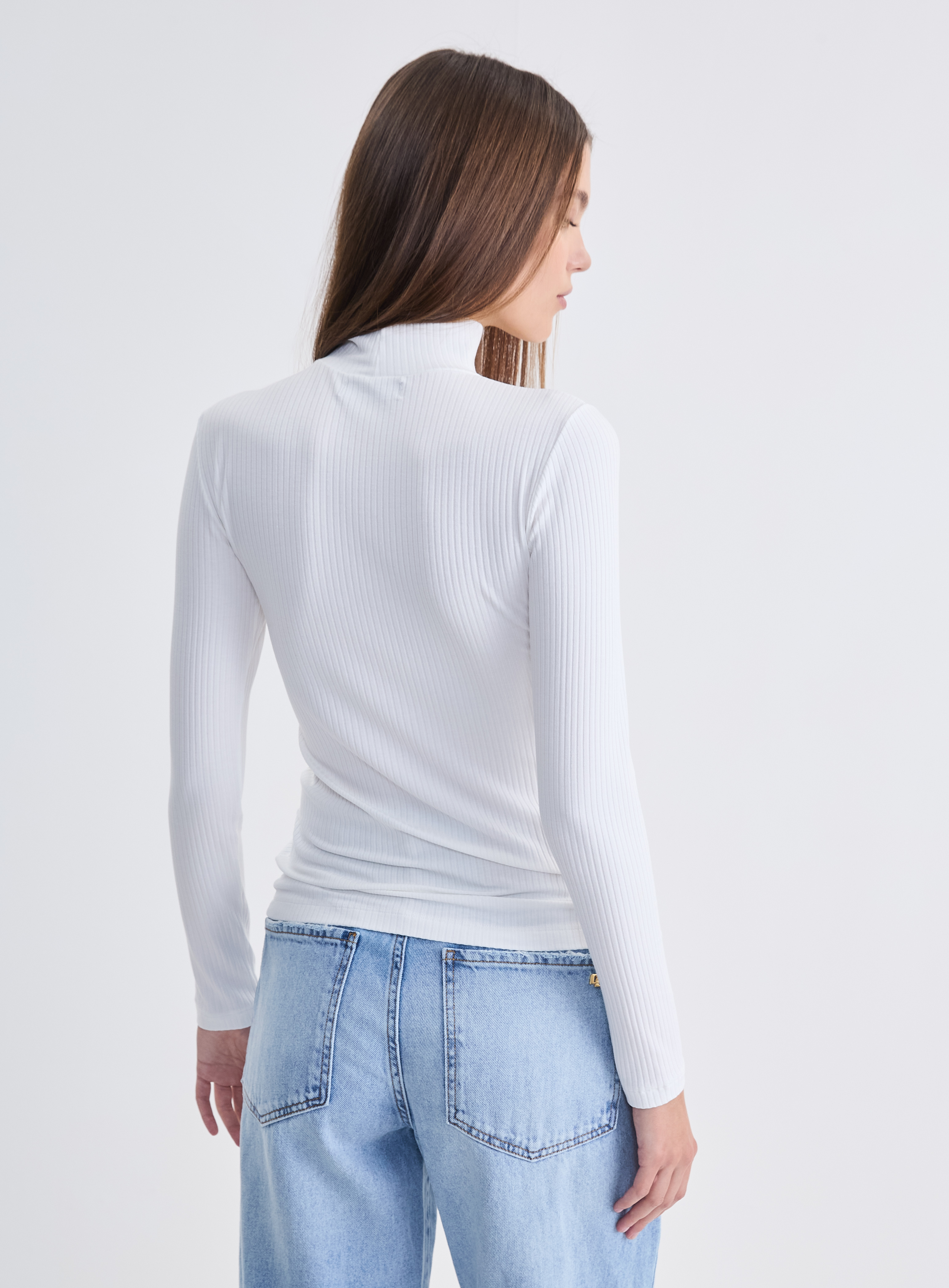 BLUSA CANELADA G OFF SHELL