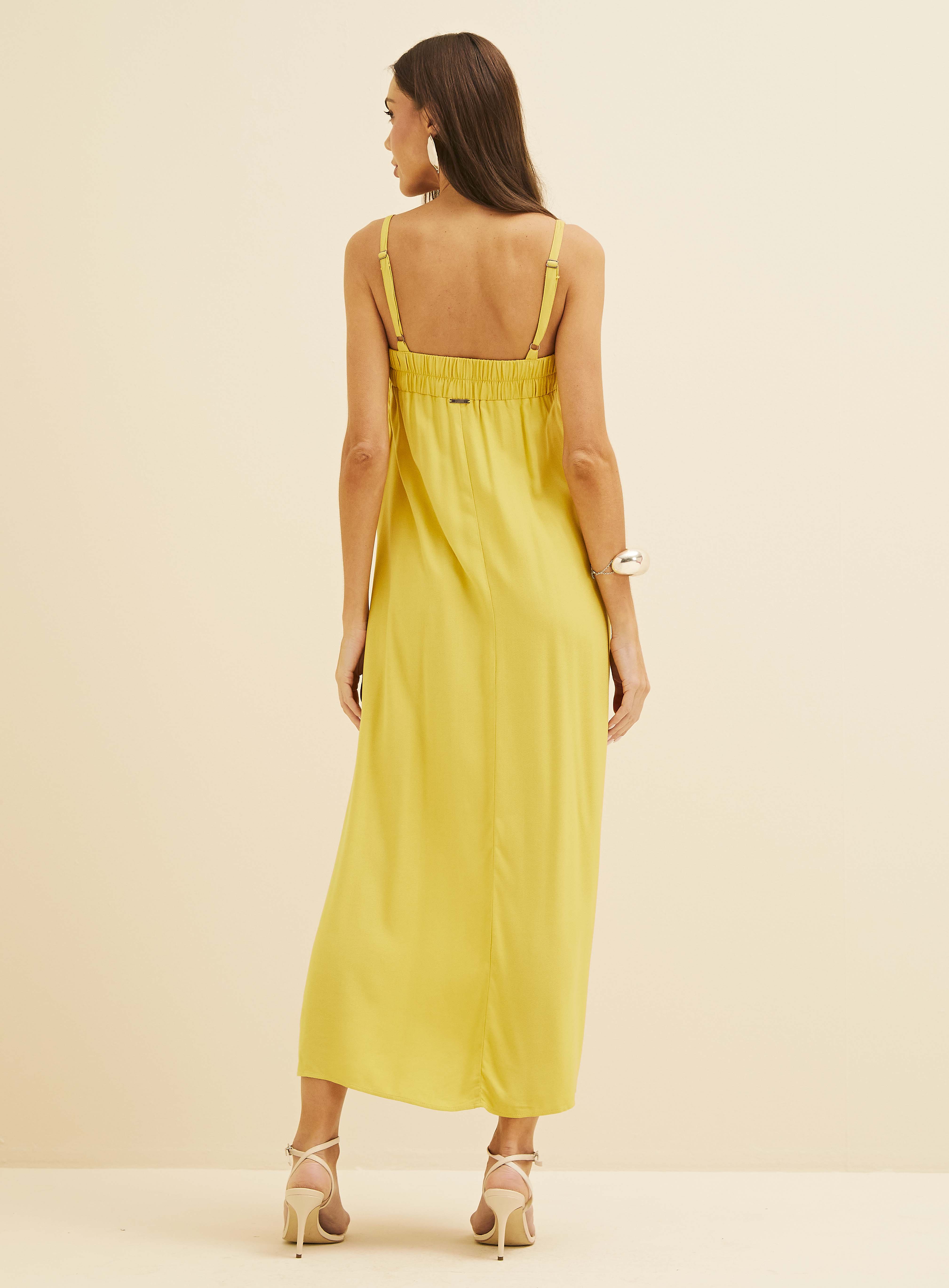 VESTIDO FORUM M AMARELO OLIVENITE